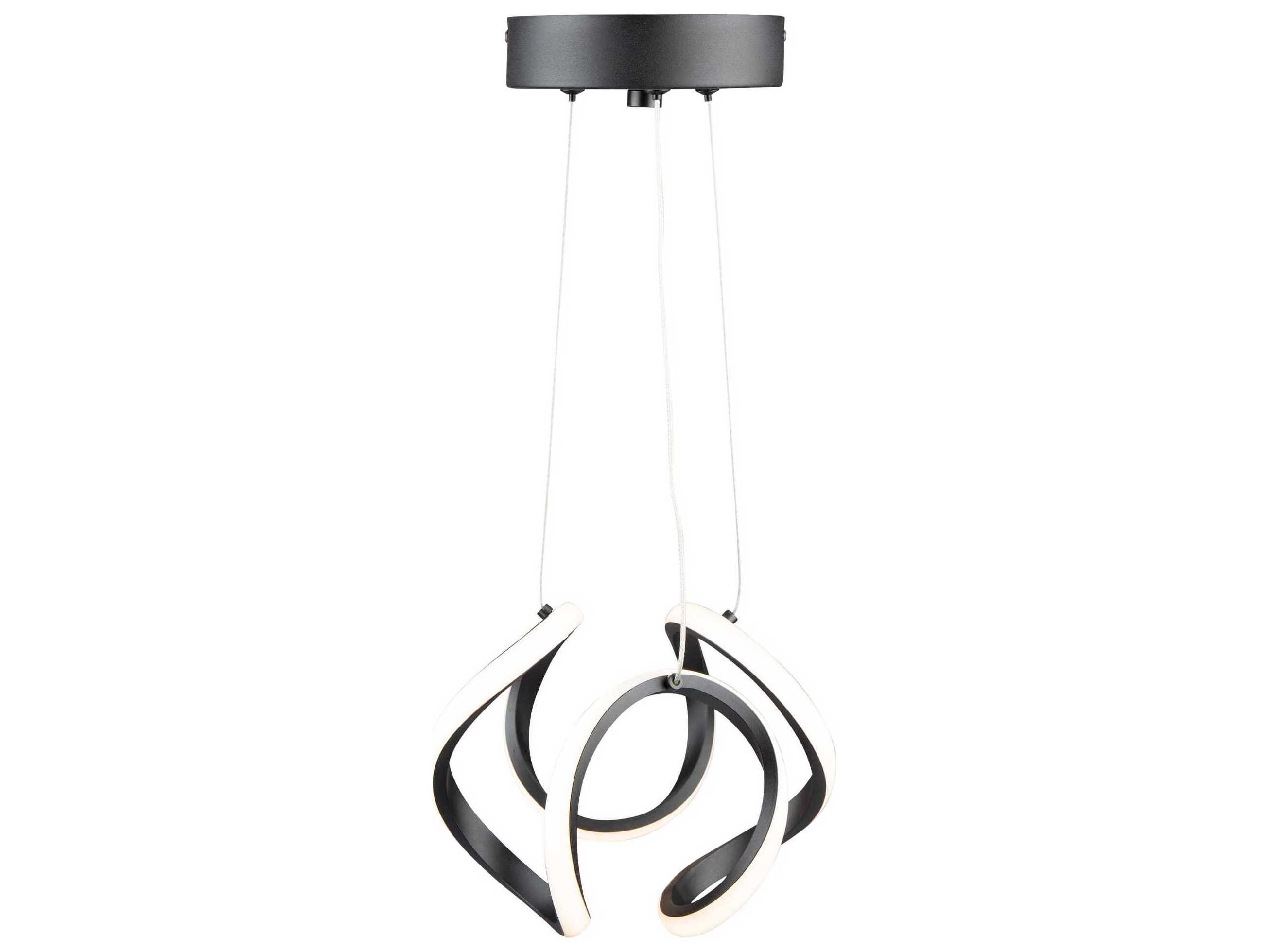 Artcraft Mira Black LED Mini Pendant