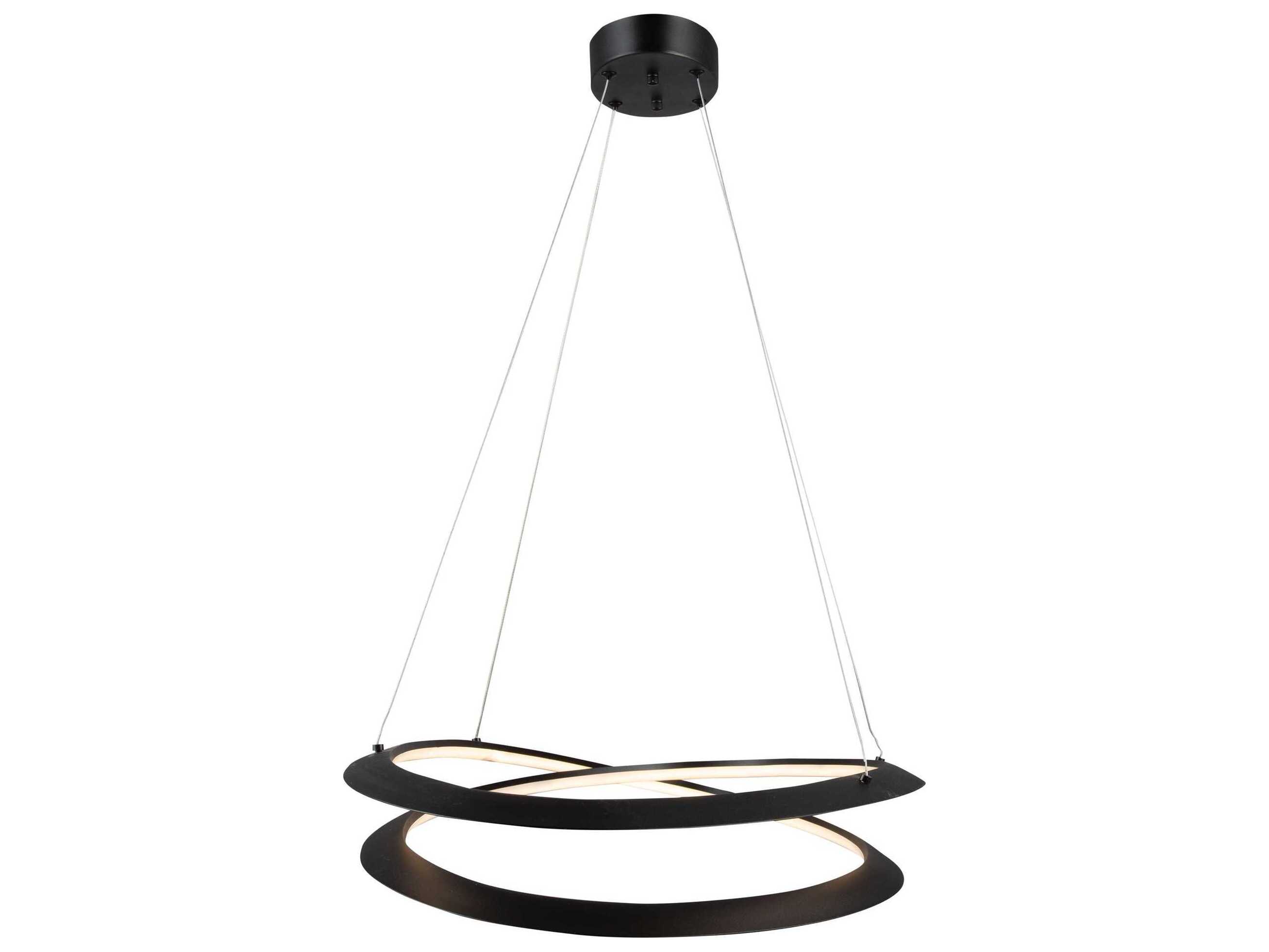 Artcraft Ara Black LED Island Pendant