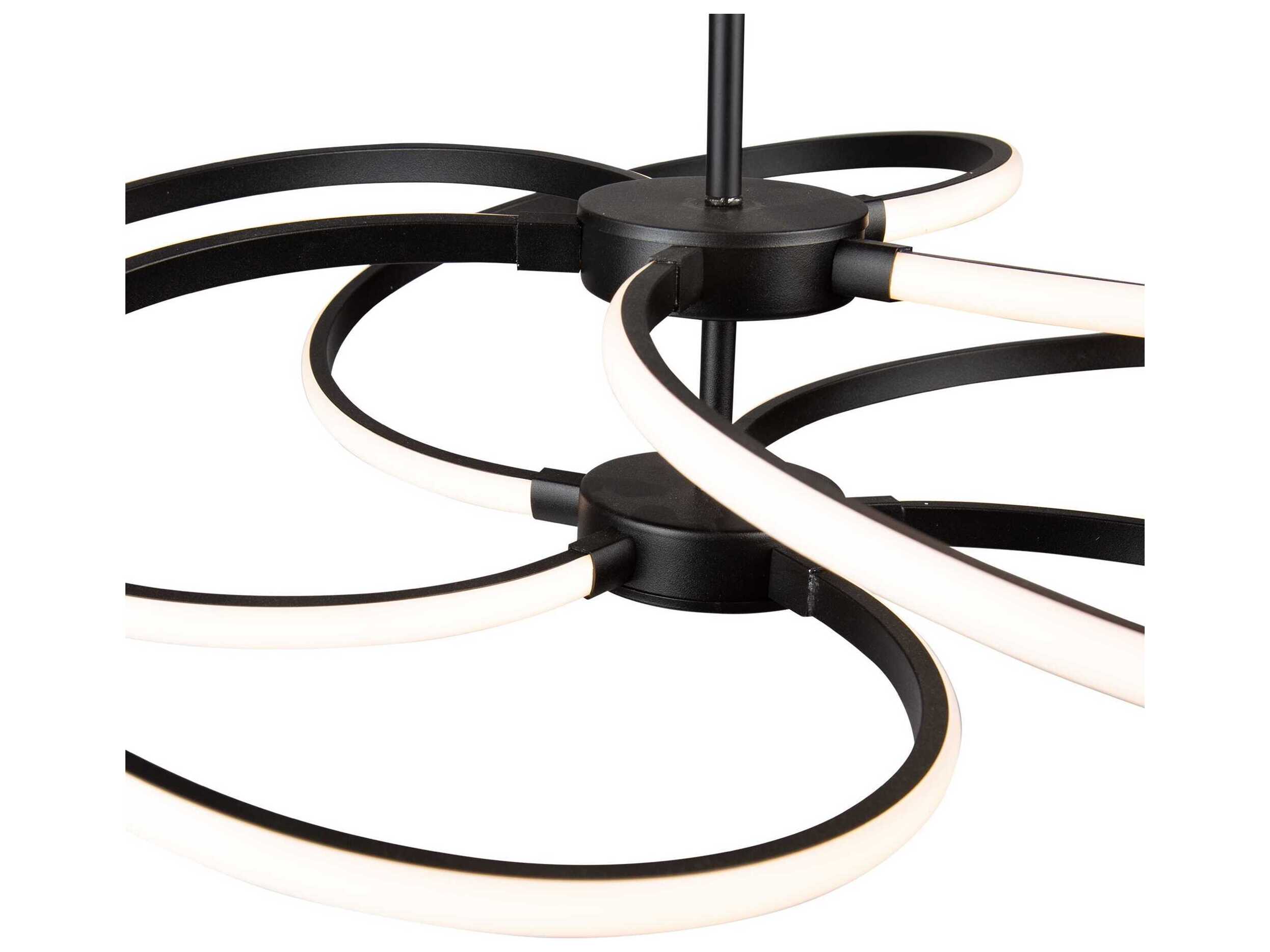 Artcraft Equinox Black LED Pendant