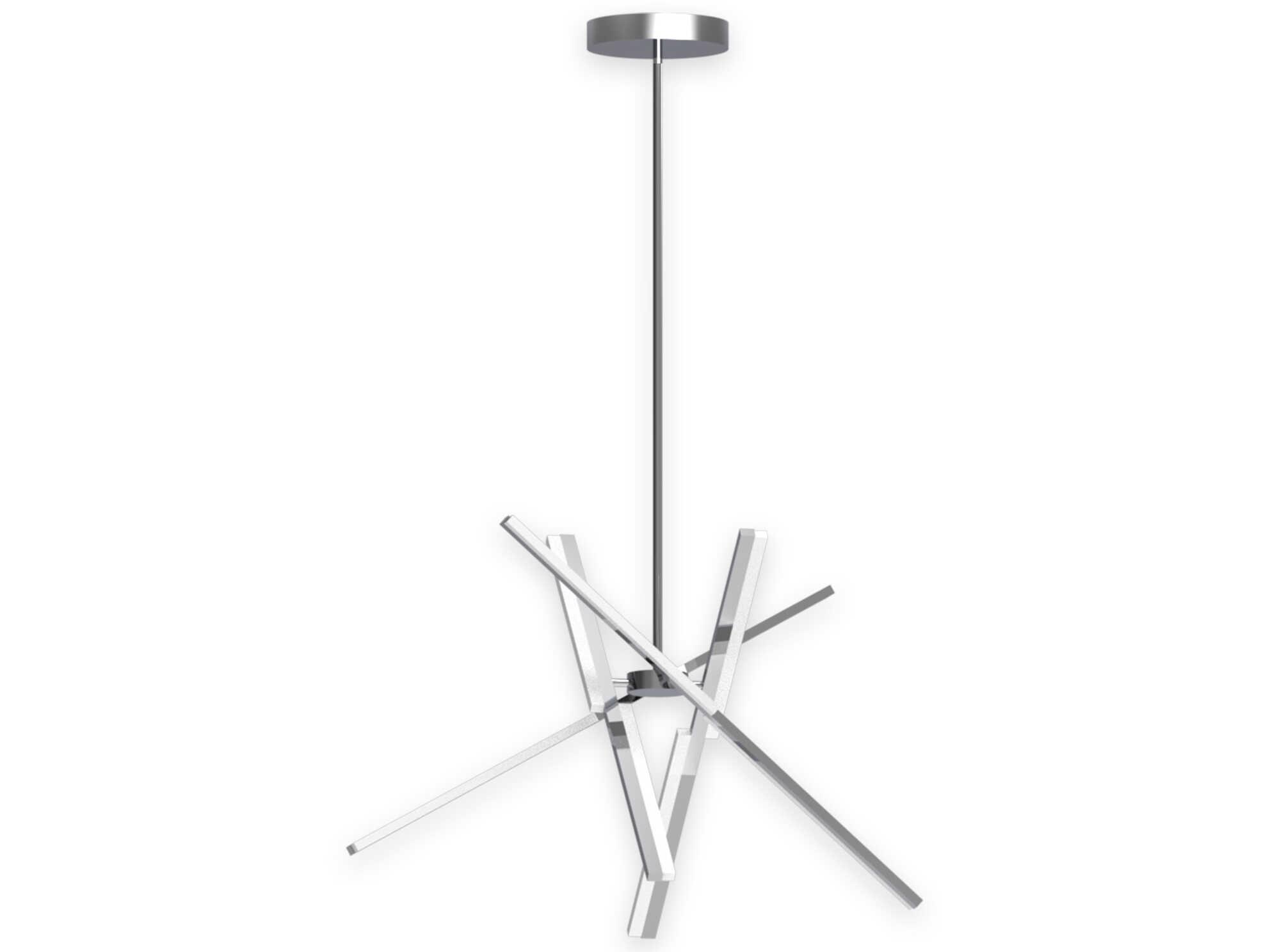 Artcraft Stix Chrome Linear Pendant