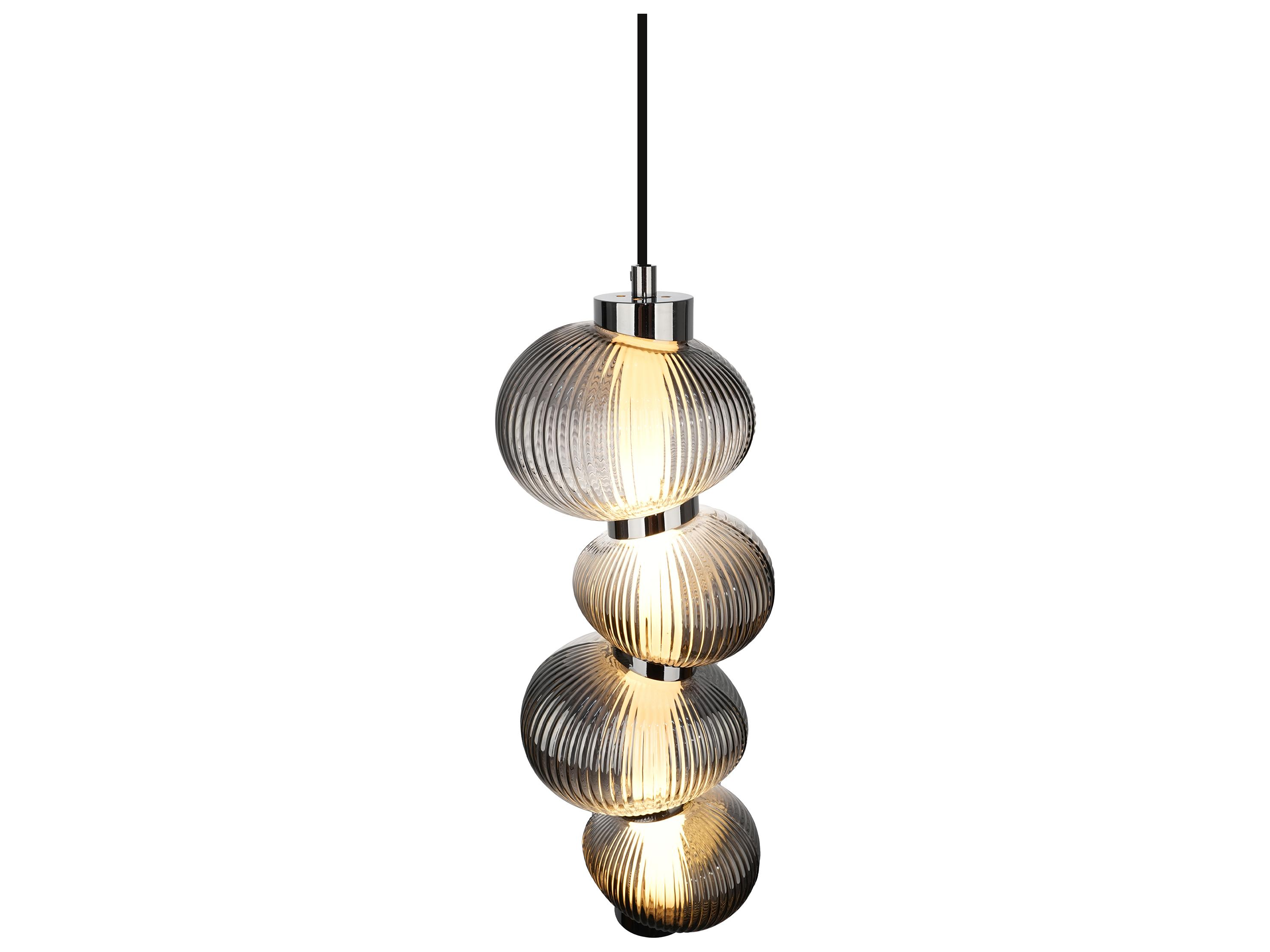 Artcraft Ariel 1-Light Chrome Mini Pendant