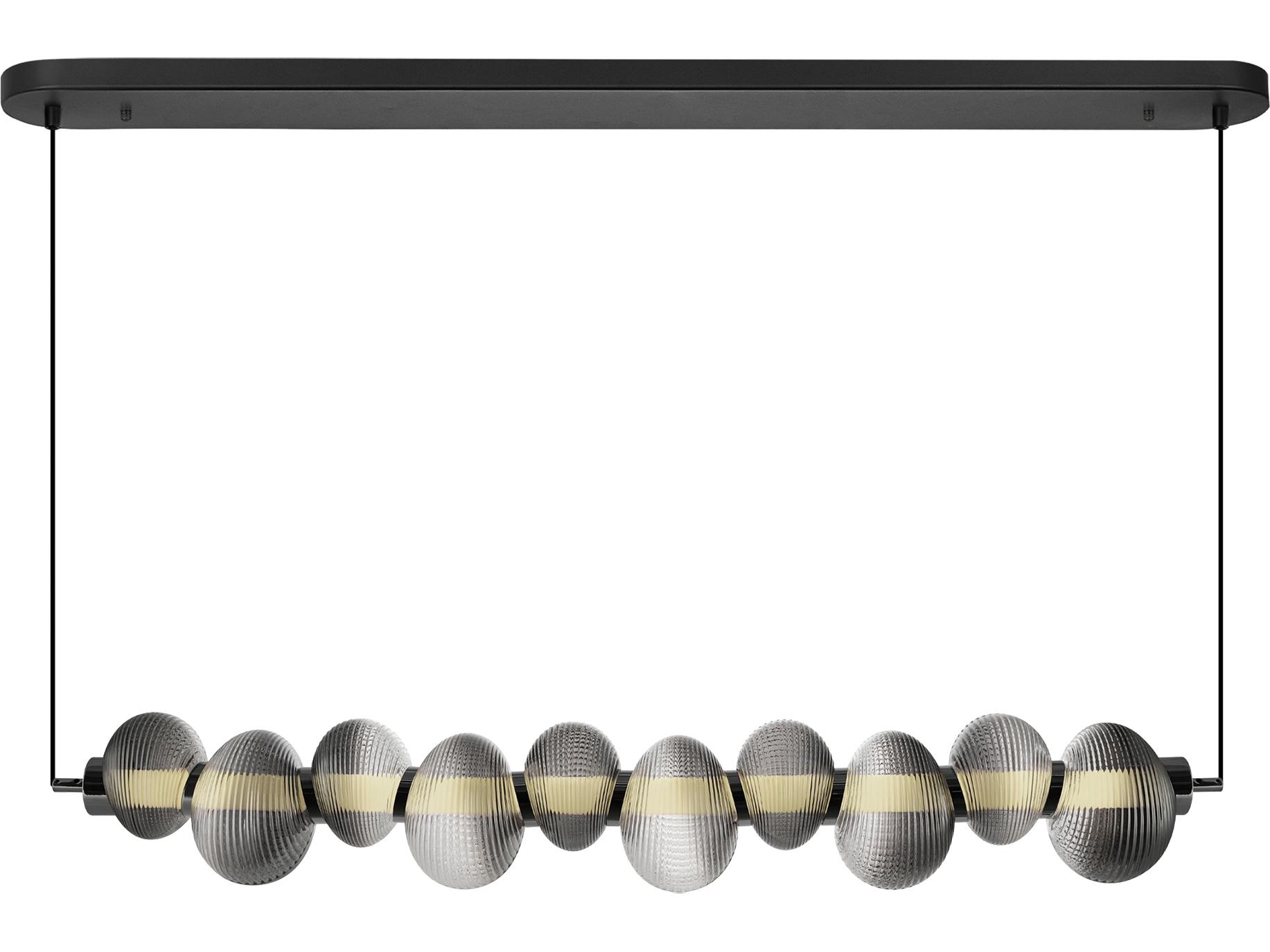 Artcraft Ariel 1-Light Chrome Linear Island Pendant