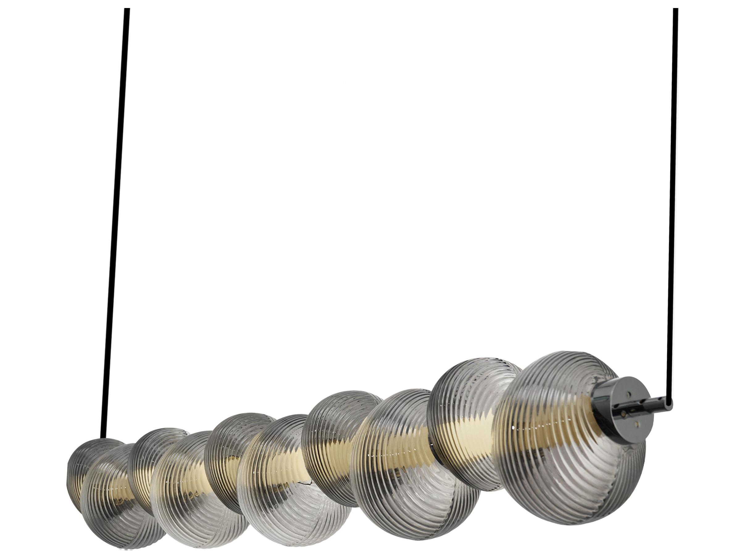 Artcraft Ariel 1-Light Chrome Linear Island Pendant