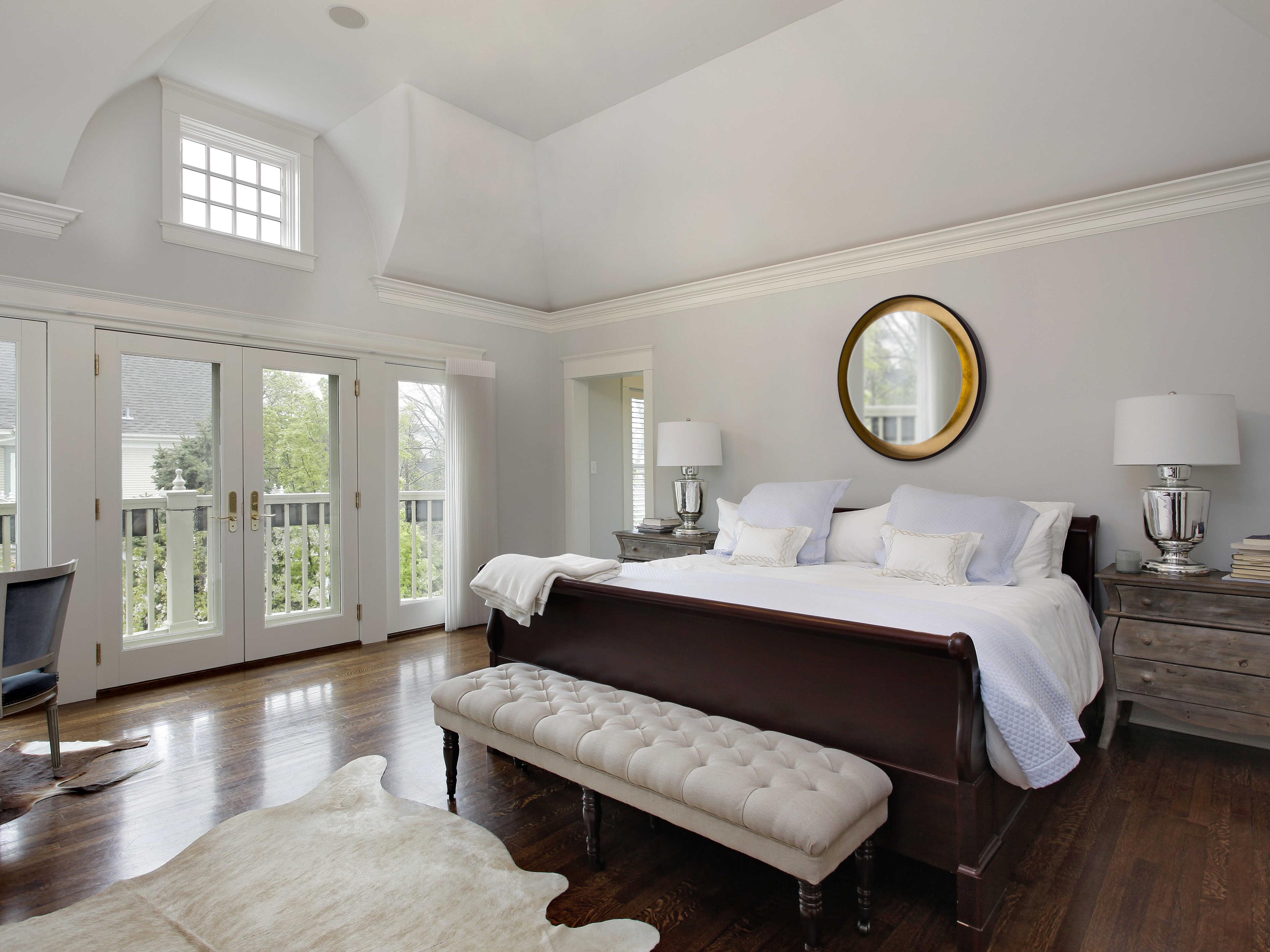 Artcraft Reflections Oil Rubbed Bronze / Gold Leaf Wall Mirror