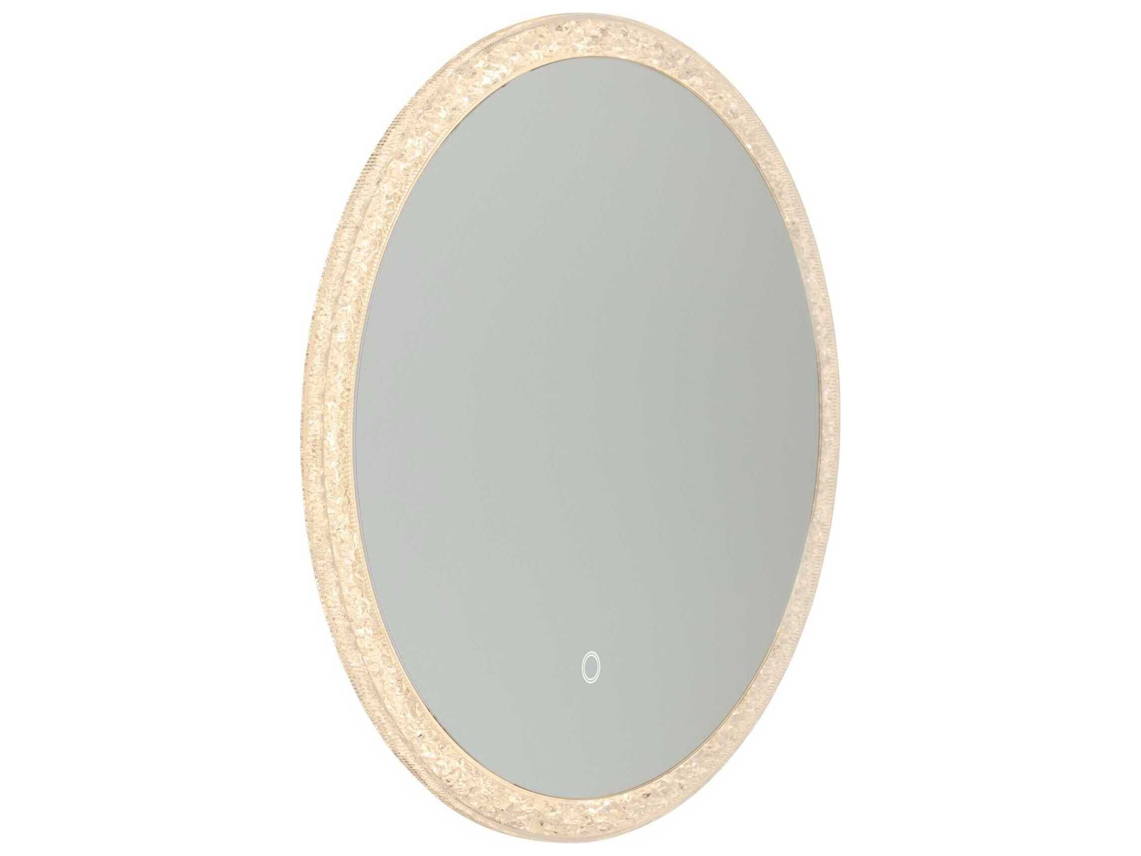 Artcraft Reflections Clear Round Wall Mirror