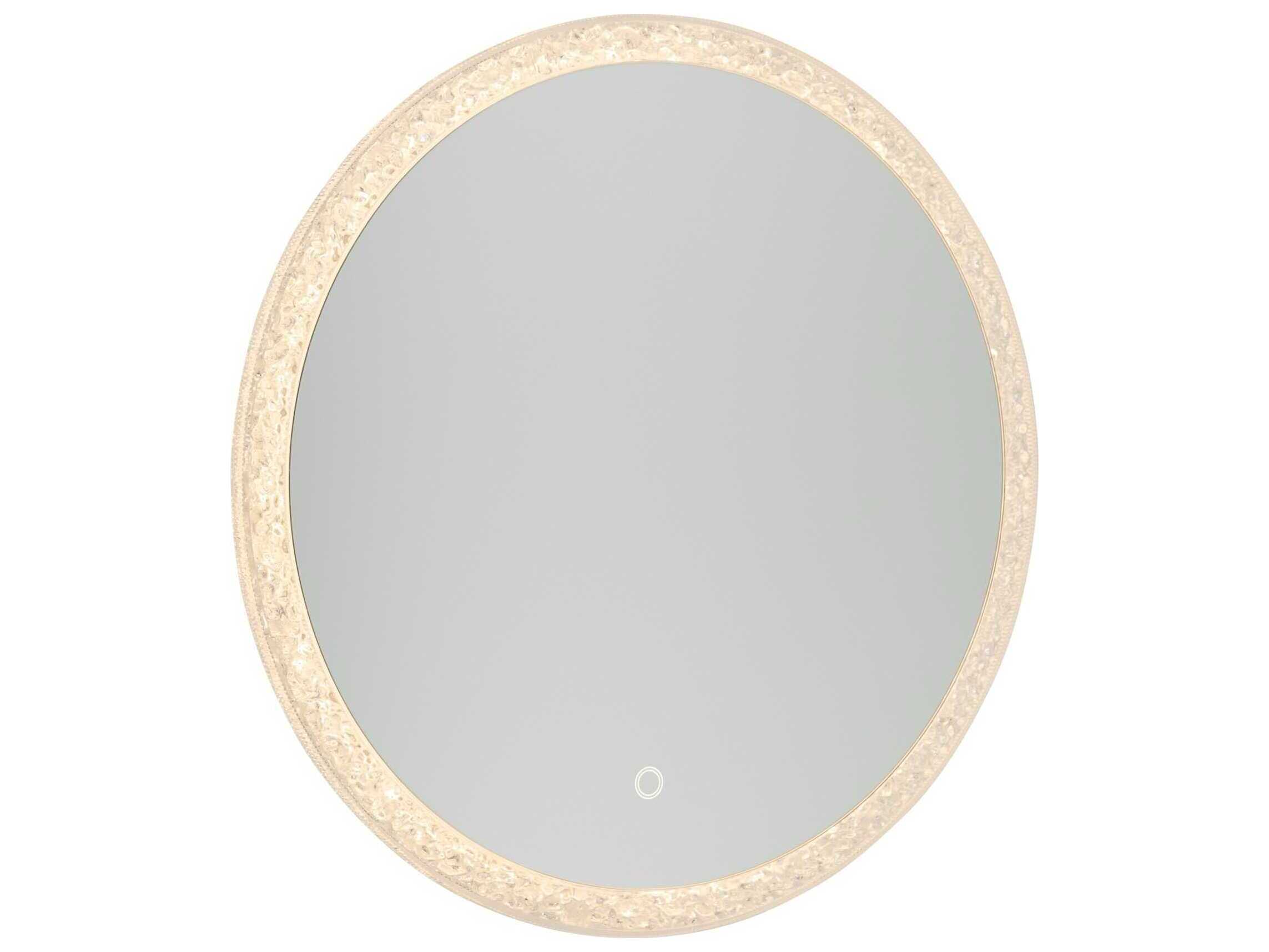 Artcraft Reflections Clear Round Wall Mirror