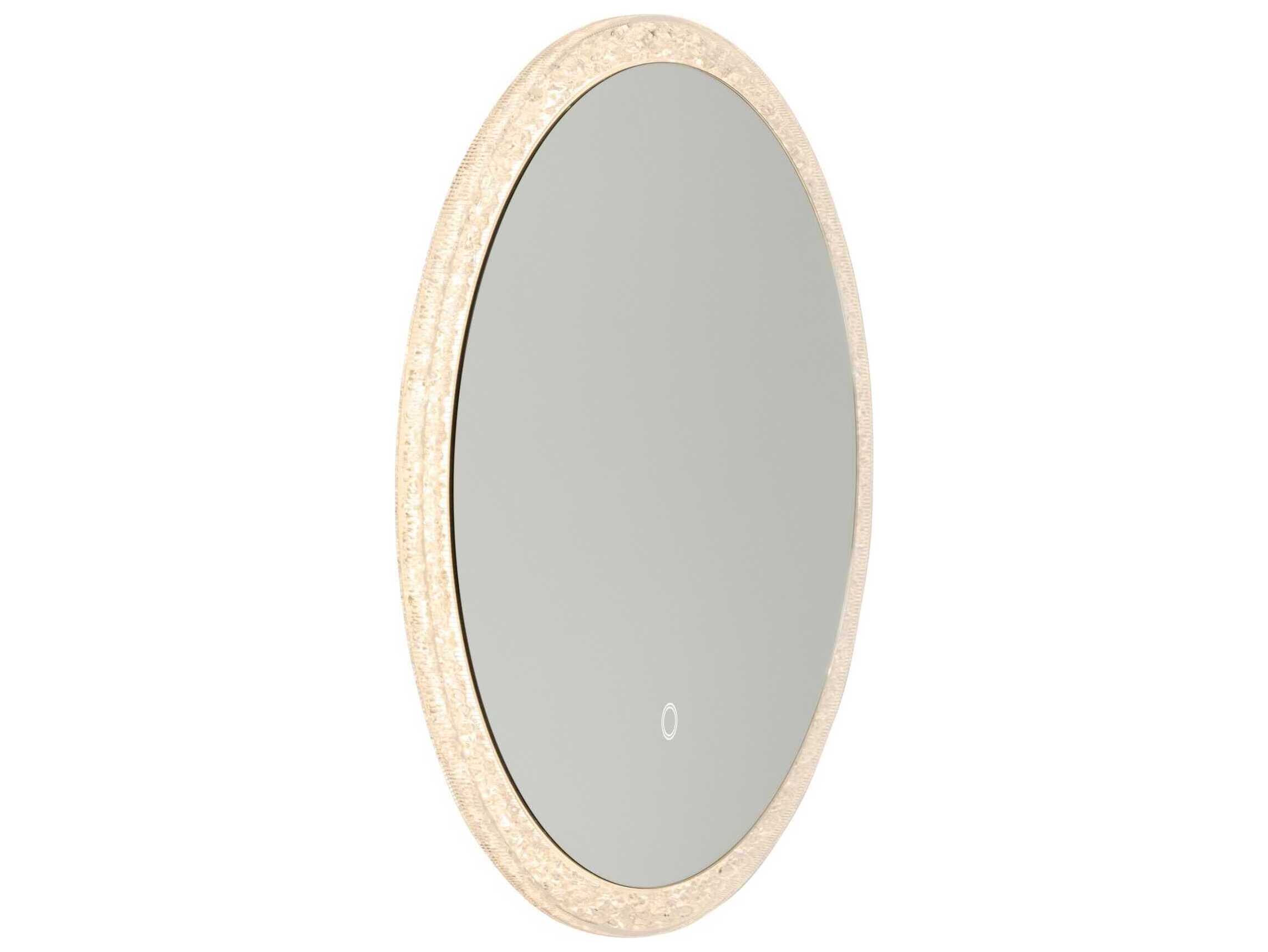 Artcraft Reflections Clear Round Wall Mirror
