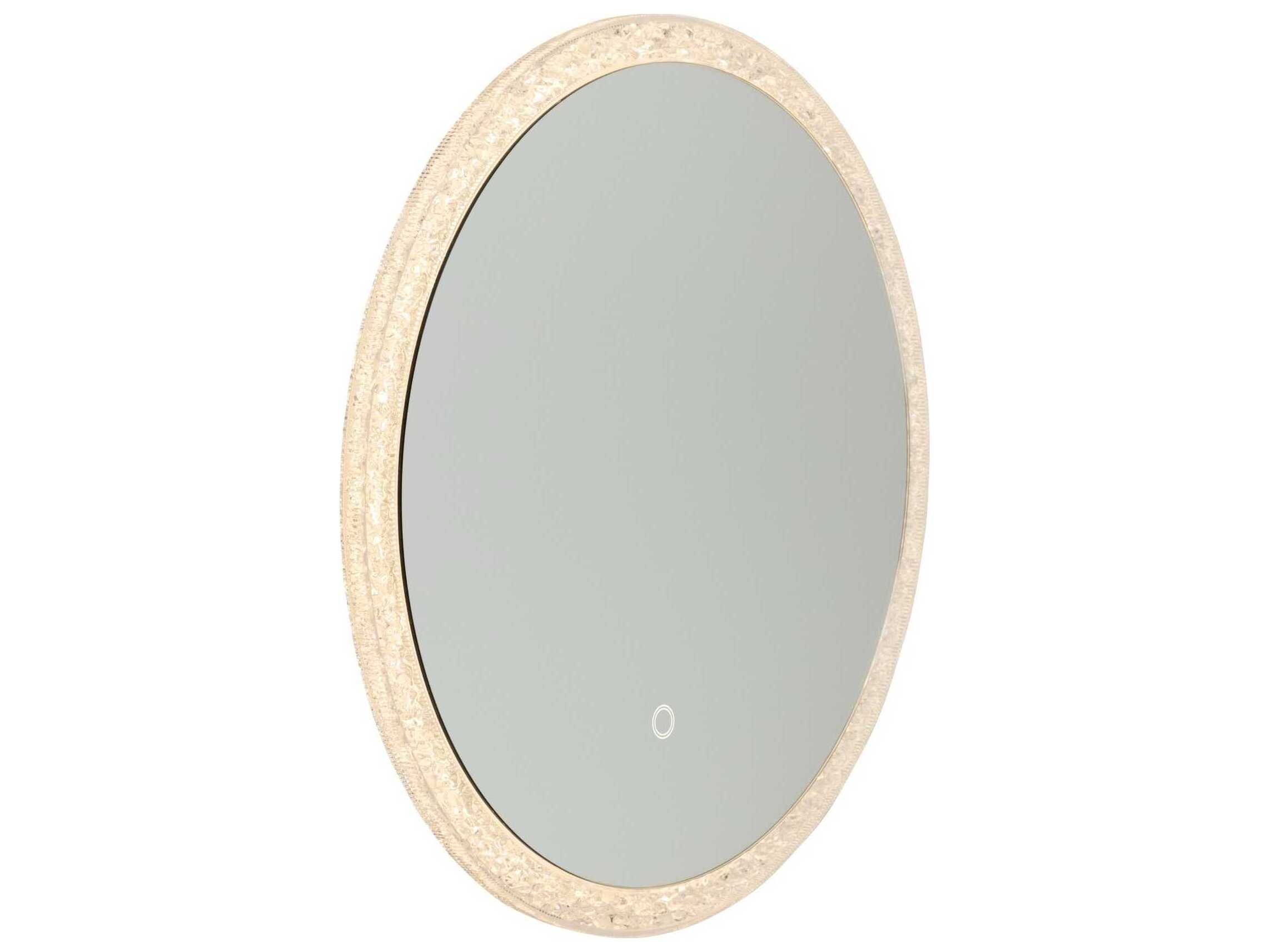 Artcraft Reflections Clear Round Wall Mirror