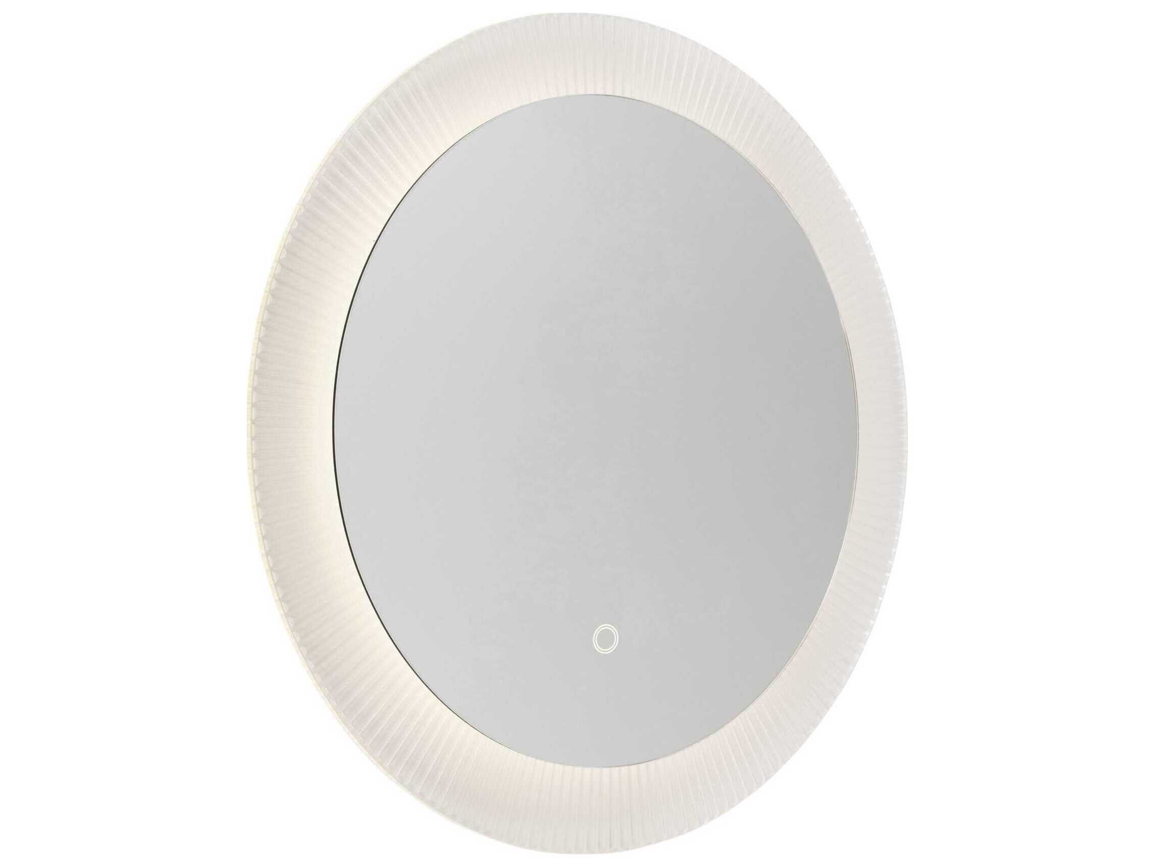 Artcraft Reflections Clear Round Wall Mirror