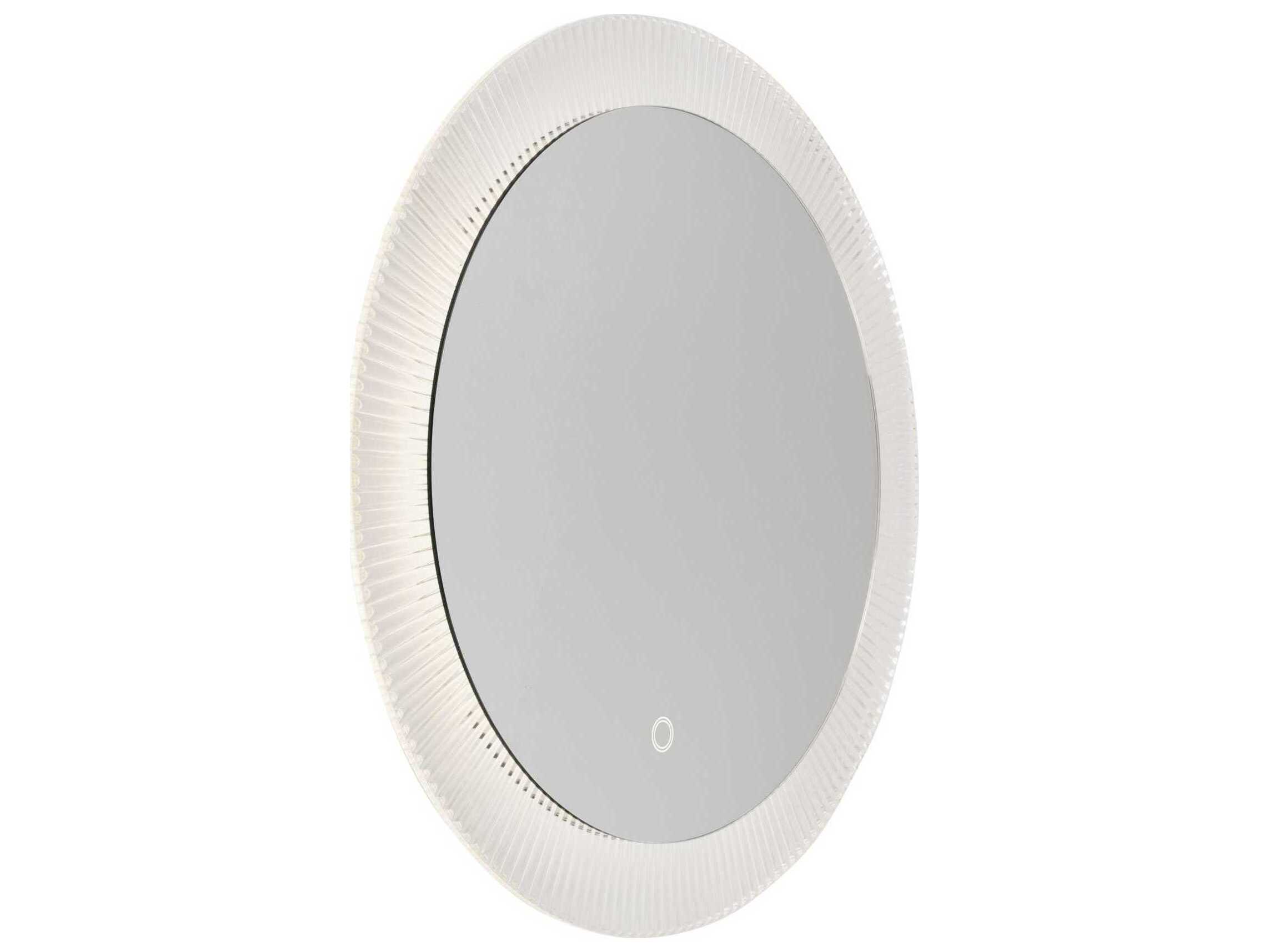Artcraft Reflections Clear Round Wall Mirror