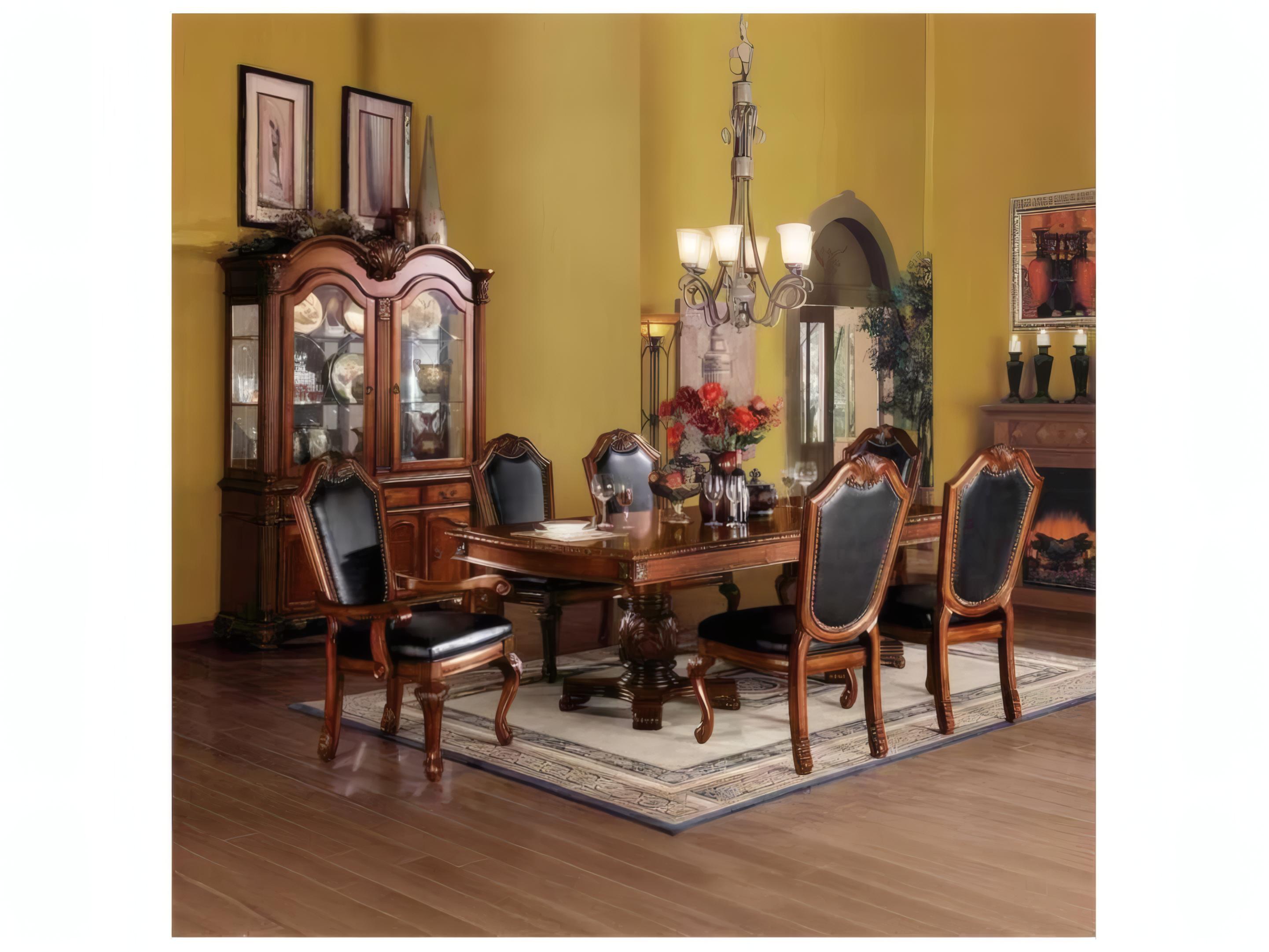 Acme Furniture Chateau De Ville Rectangular Wood Cherry Dining Table