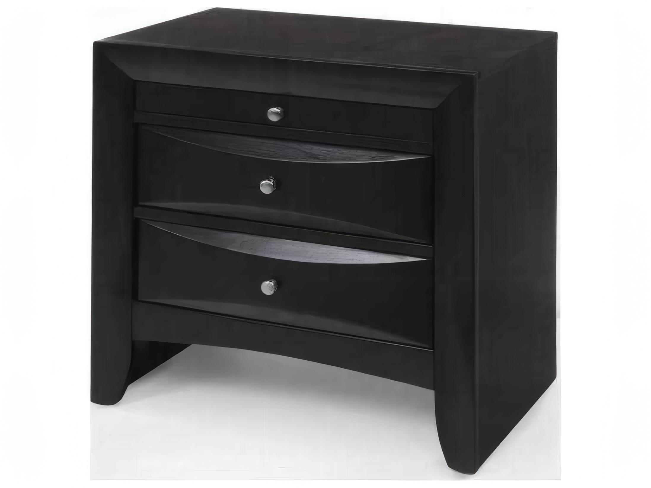 Acme Furniture Ireland 2-Drawers Rubberwood Nightstand