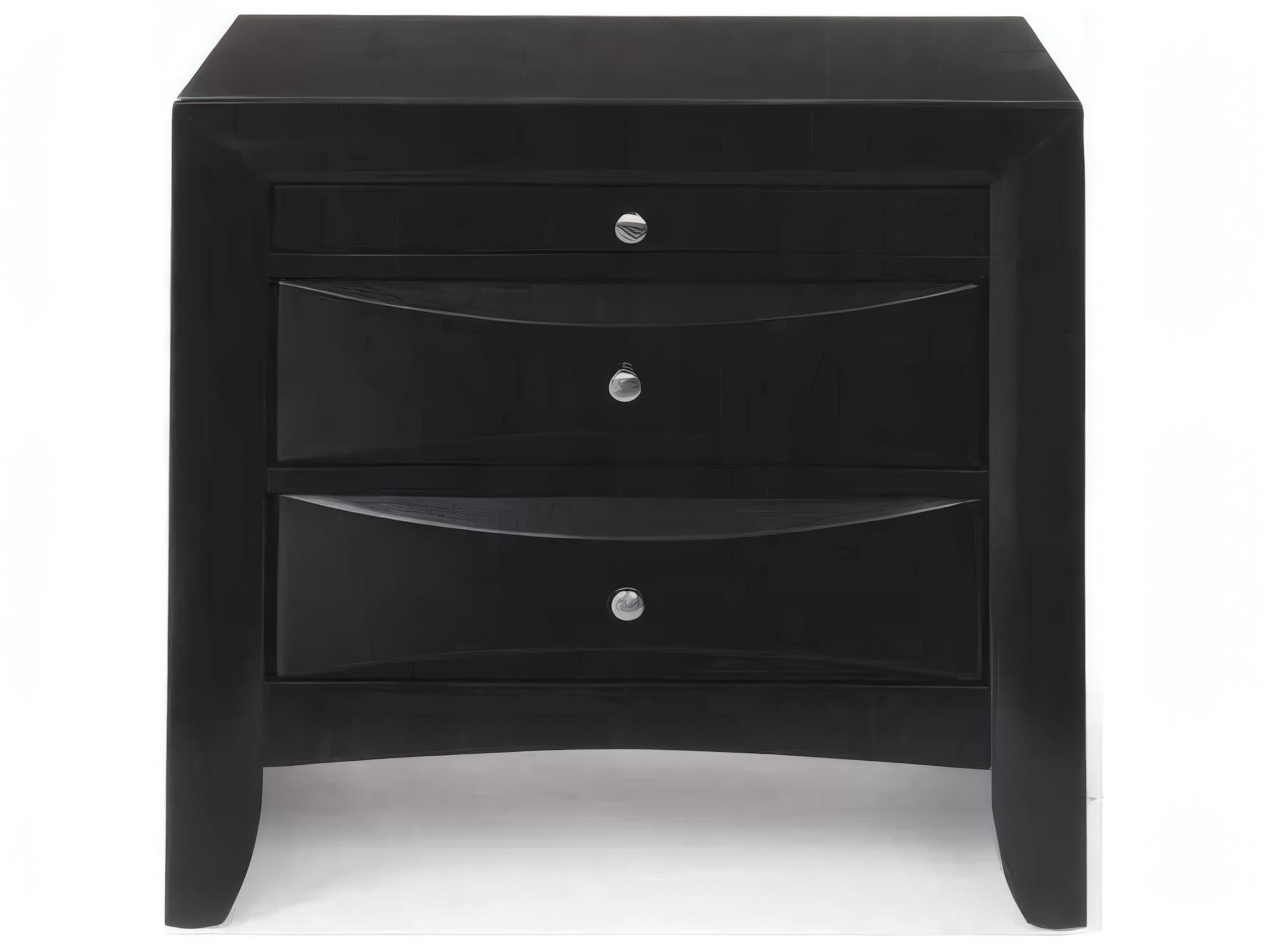 Acme Furniture Ireland 2-Drawers Rubberwood Nightstand