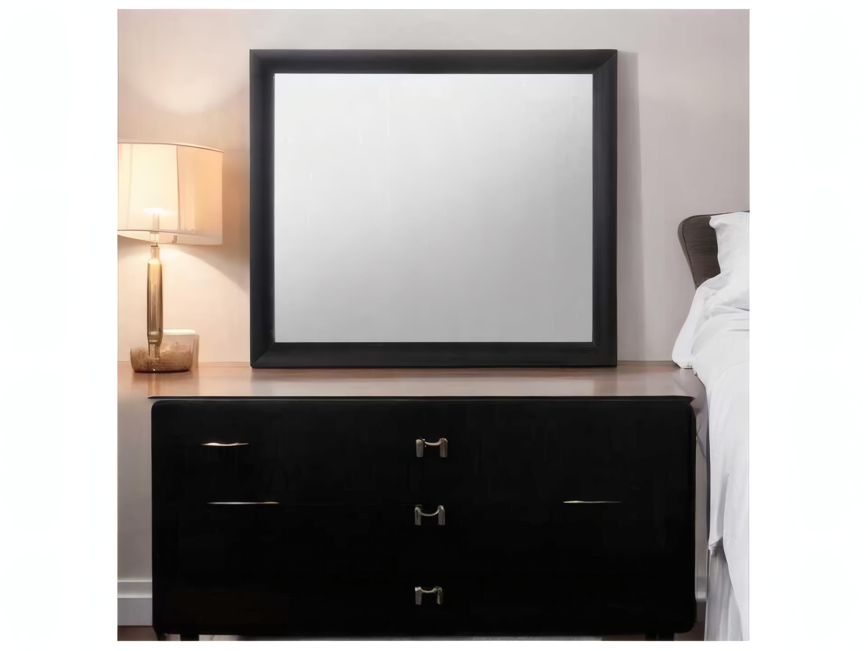 Acme Furniture Ireland Black Square Wall Mirror