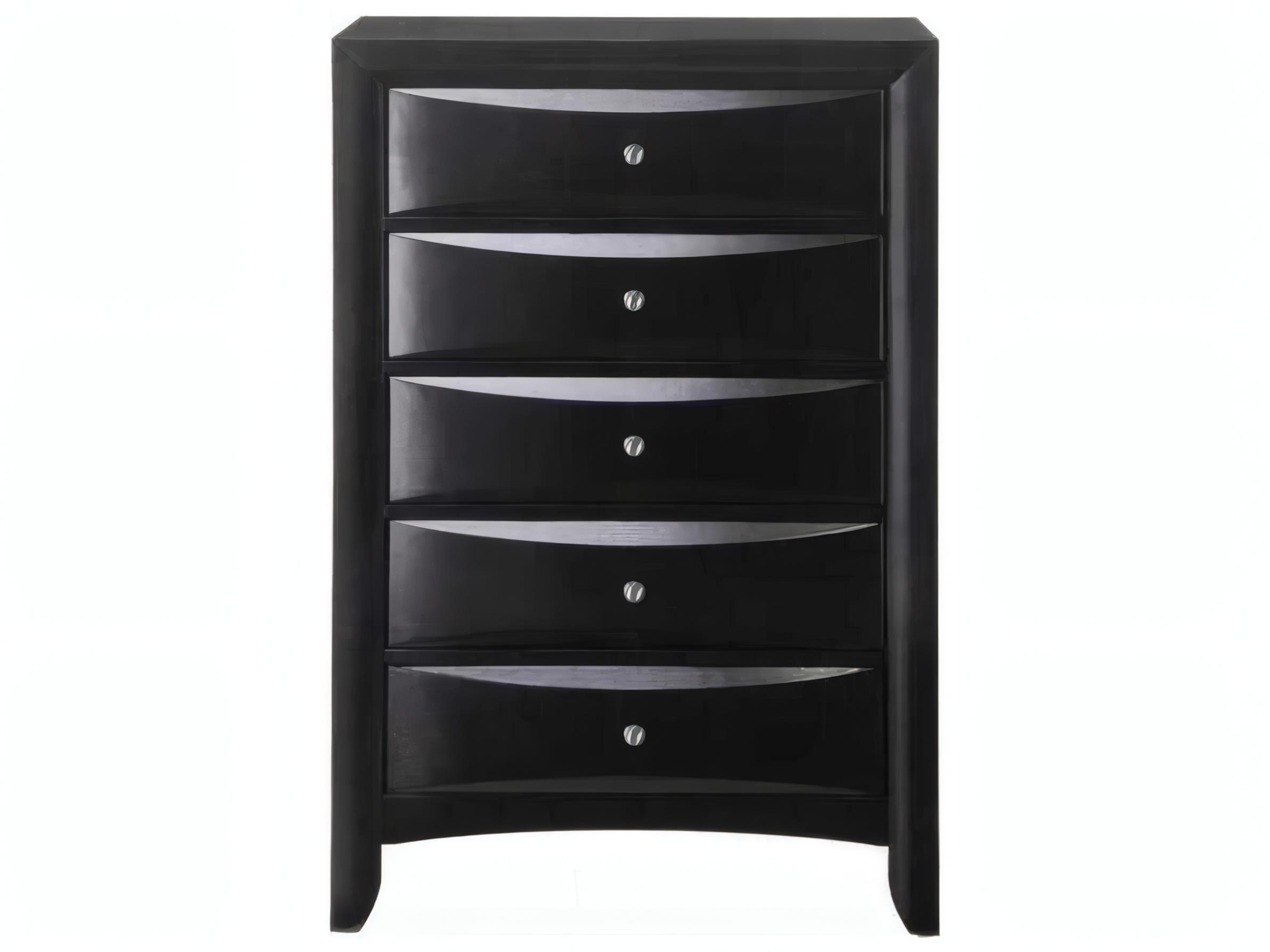 Acme Furniture Ireland Black Rubberwood Accent Chest