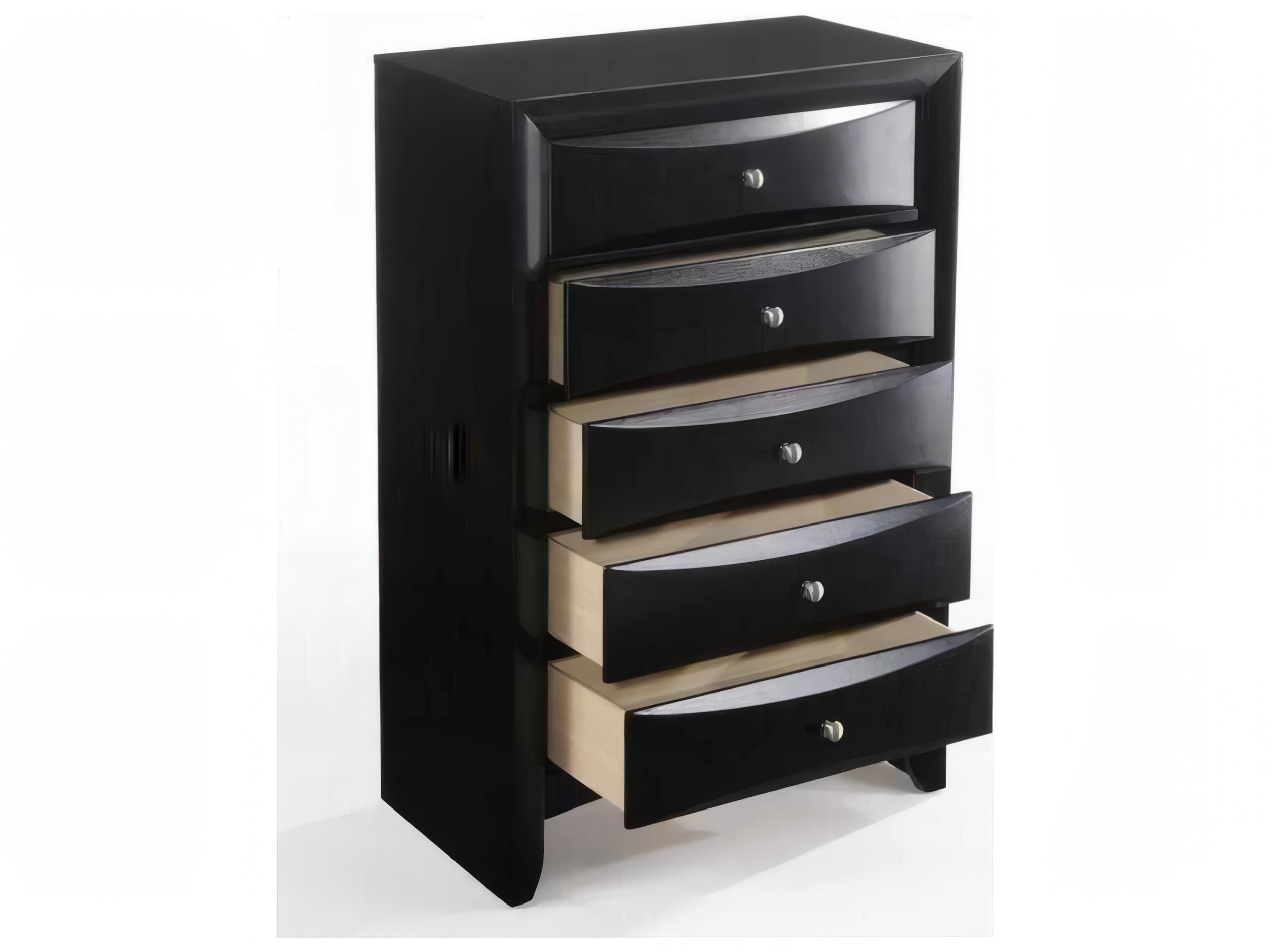 Acme Furniture Ireland Black Rubberwood Accent Chest