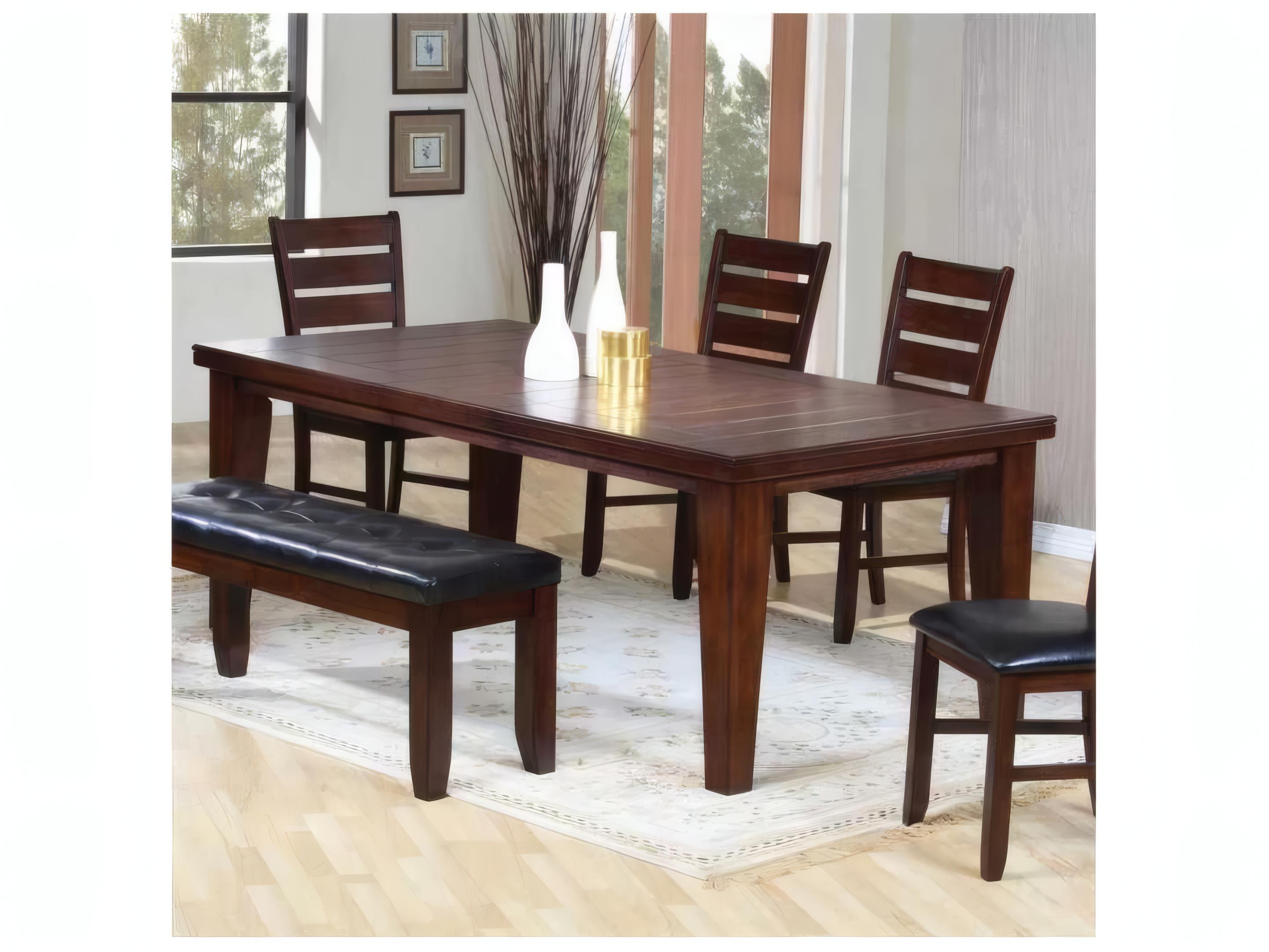 Acme Furniture Urbana Rectangular Wood Cherry Dining Table
