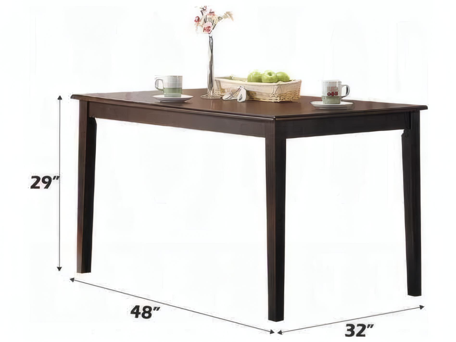 Acme Furniture Cardiff Rectangular Wood Espresso Dining Table