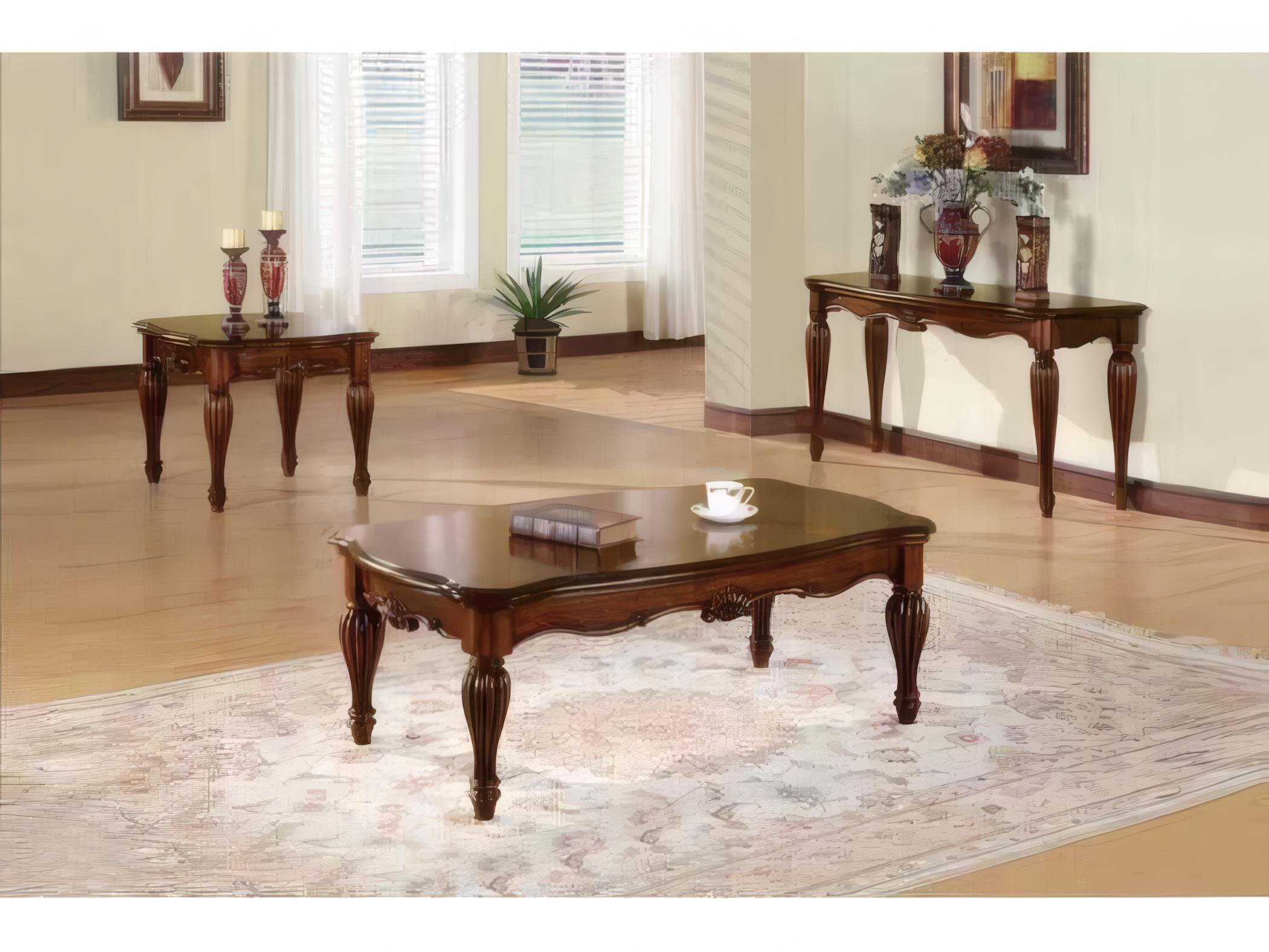 Acme Furniture Dreena Rectangular Wood Cherry End Table