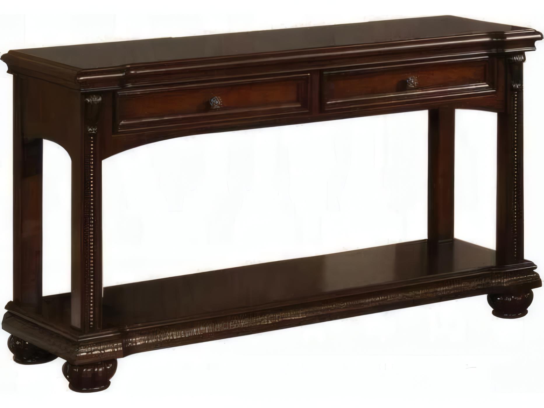 Acme Furniture Anondale Rectangular Wood Cherry Console Table