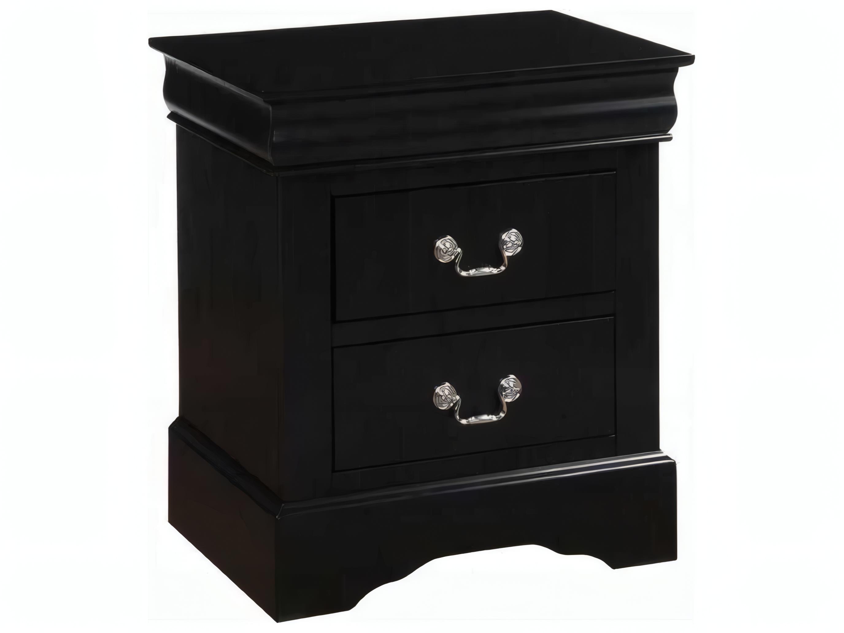 Acme Furniture Louis Philippe 2-Drawers Solid Wood Nightstand