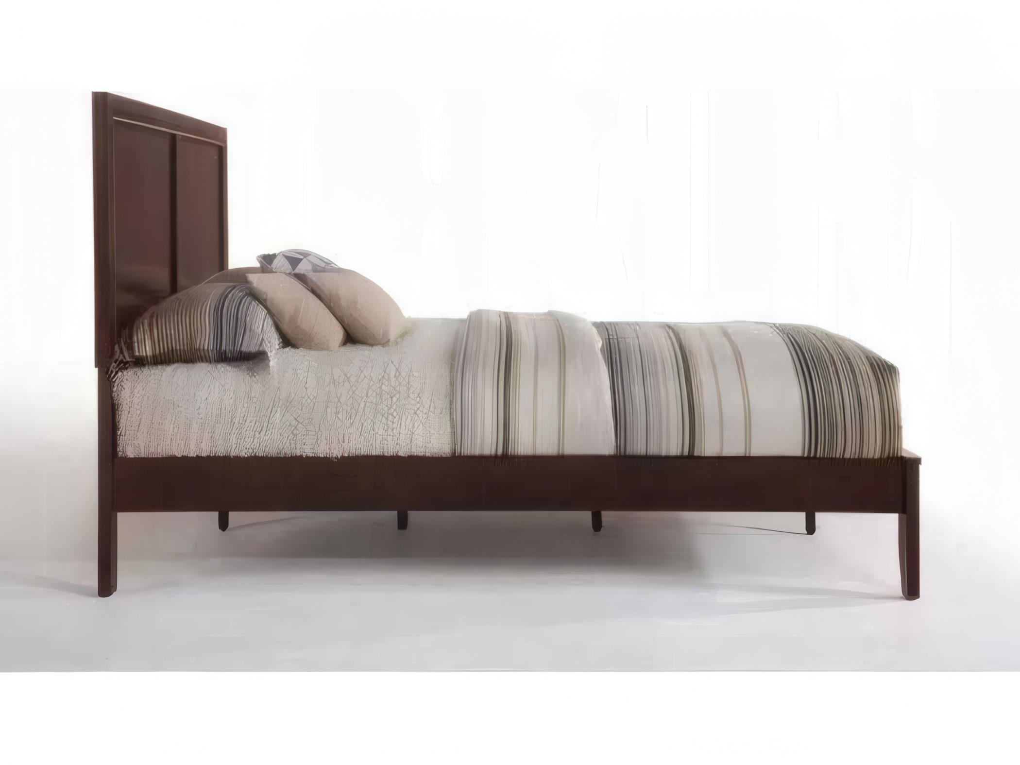Acme Furniture Madison Espresso Brown Rubberwood Wood King Platform Bed