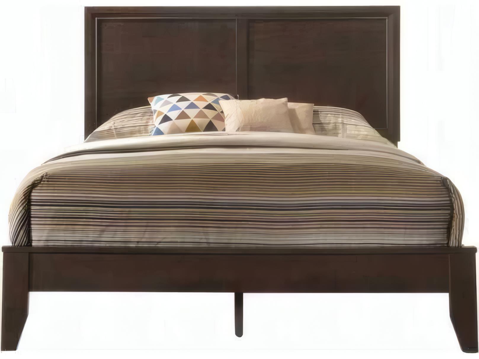 Acme Furniture Madison Espresso Brown Rubberwood Wood Queen Platform Bed