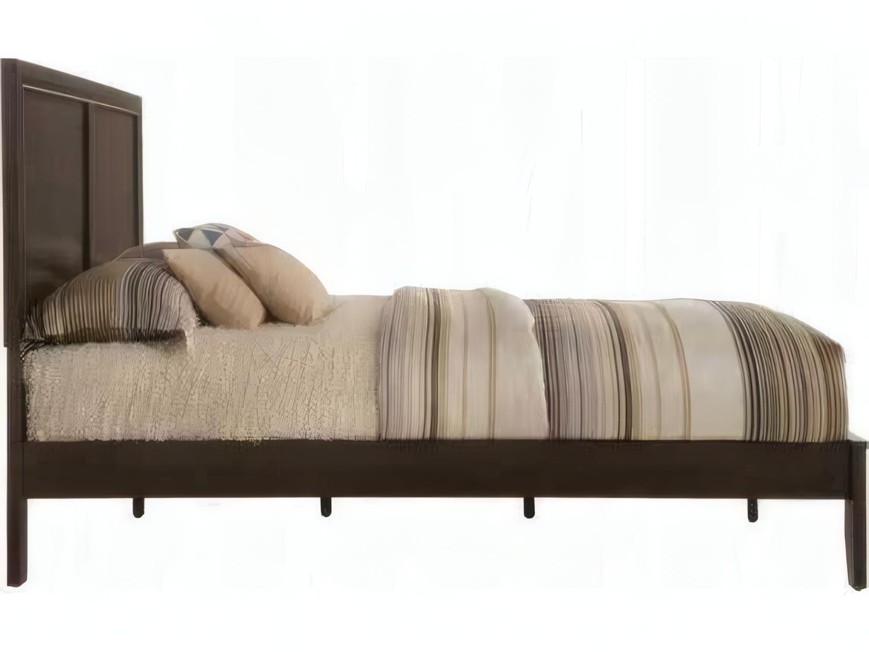 Acme Furniture Madison Espresso Brown Rubberwood Wood Queen Platform Bed