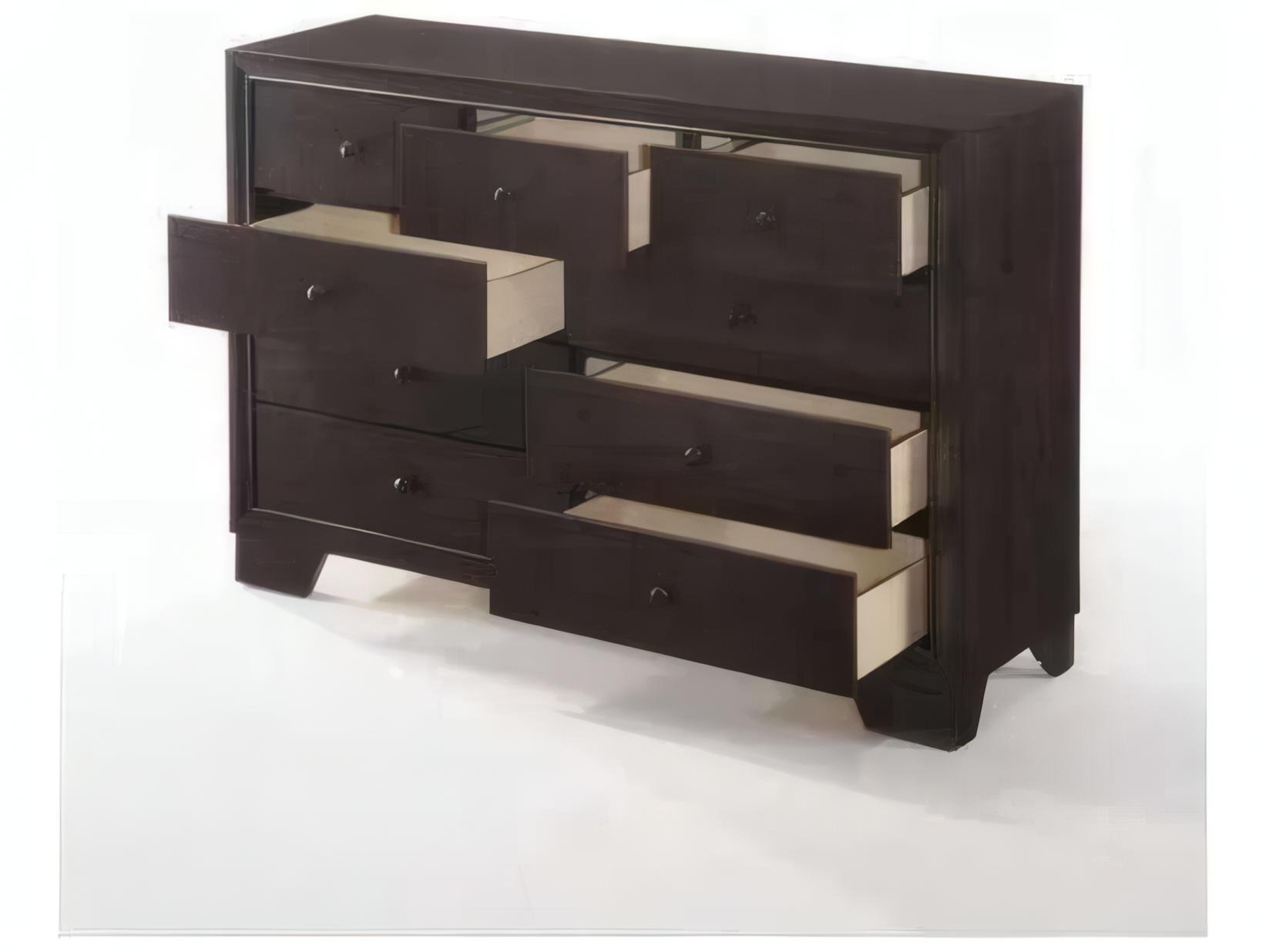Acme Furniture Madison Brown Rubberwood Double Dresser