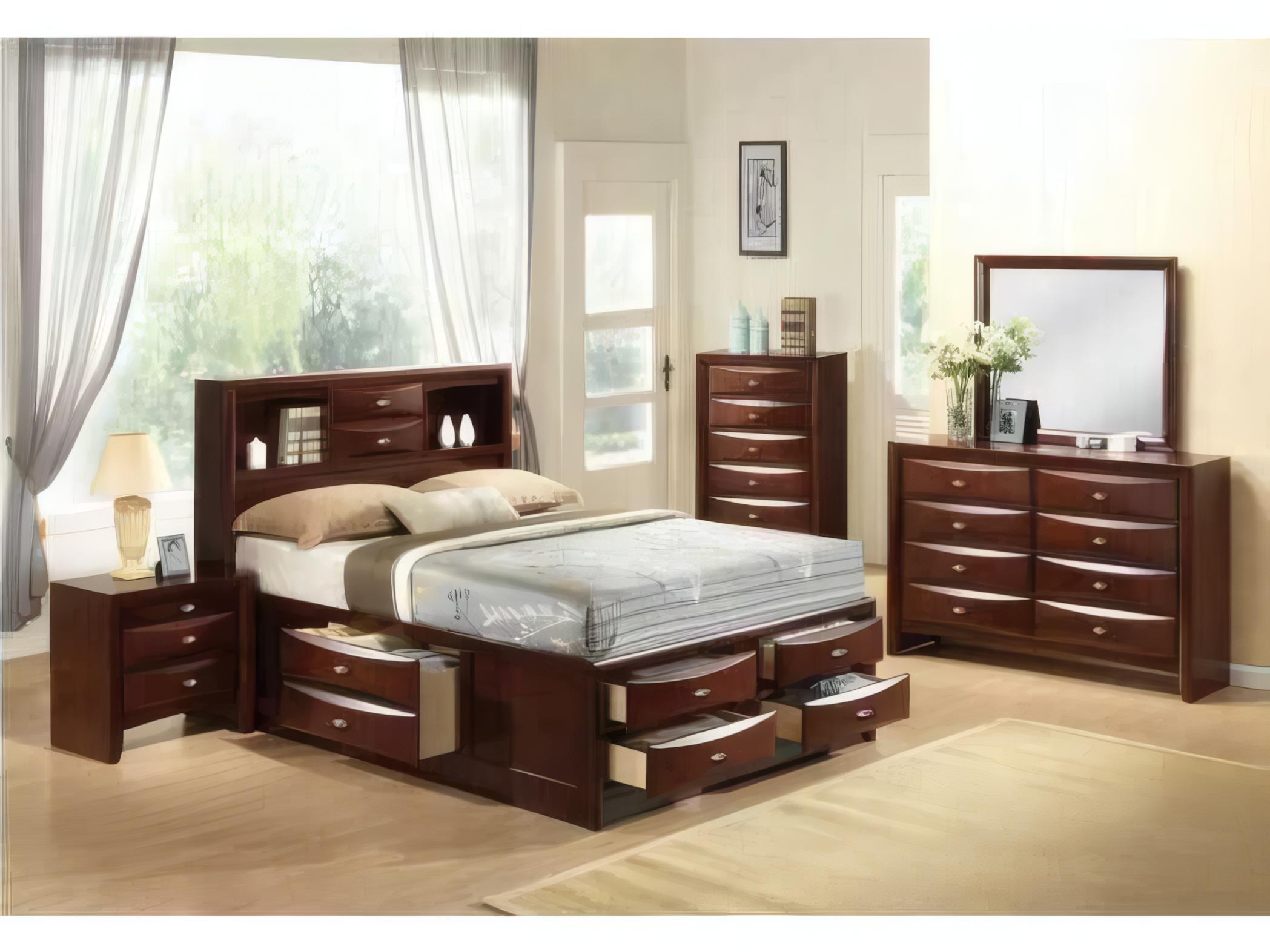 Acme Furniture Ireland Brown Rubberwood Double Dresser