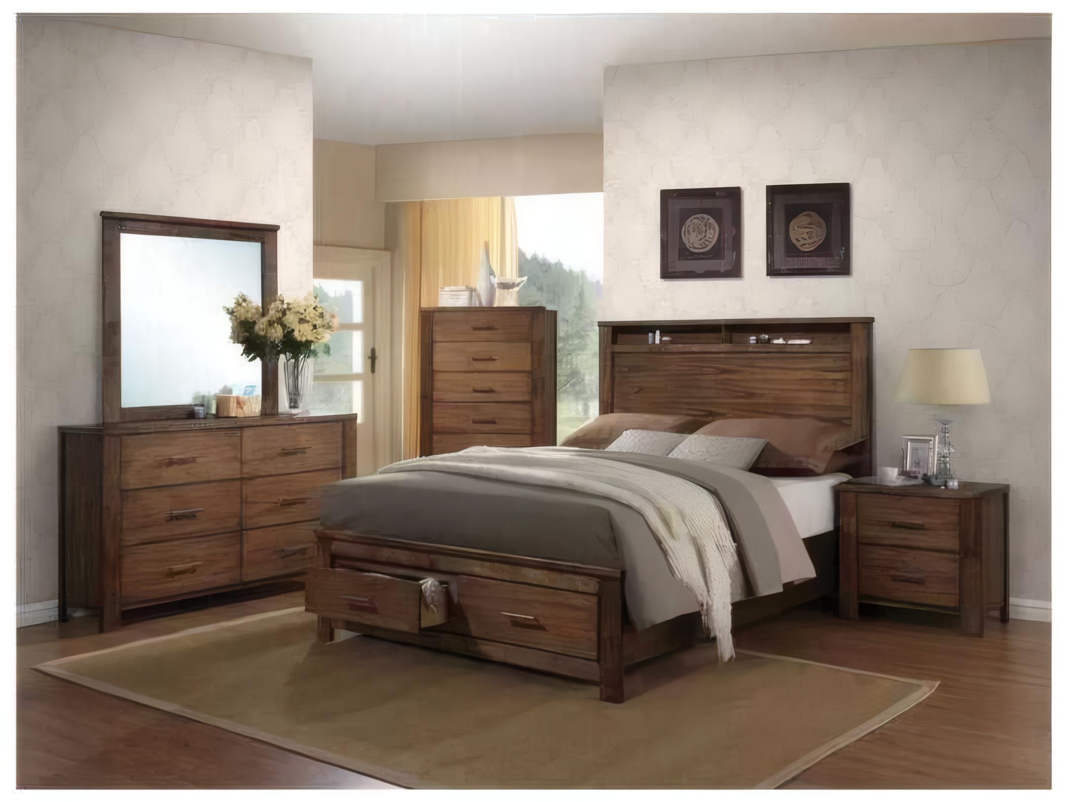 Acme Furniture Merrilee 6-Drawers Brown Rubberwood Double Dresser