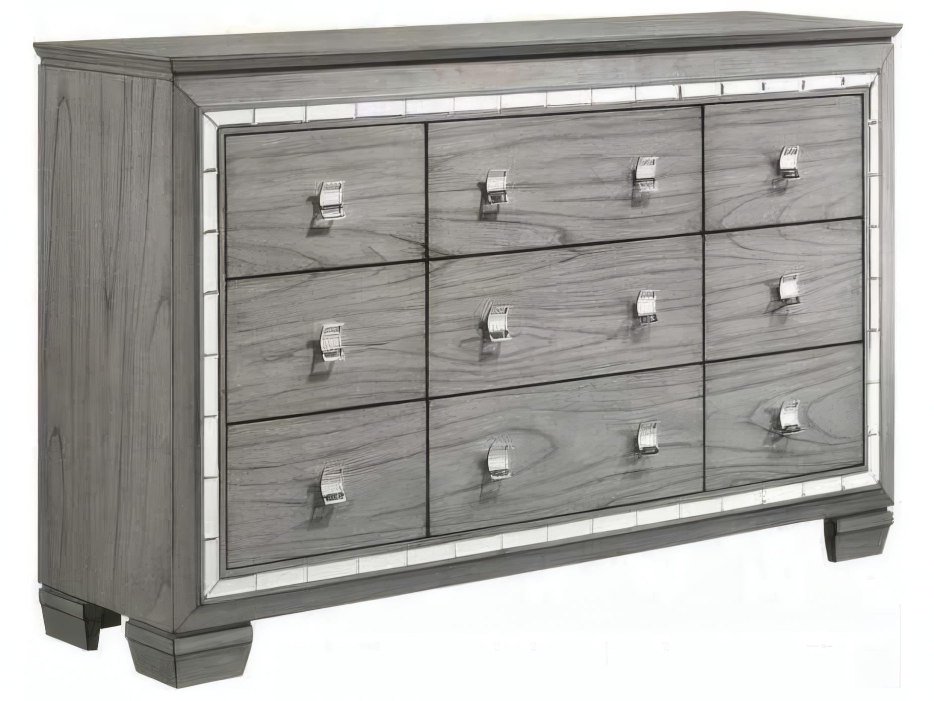 Acme Furniture Antares Rubberwood Dresser