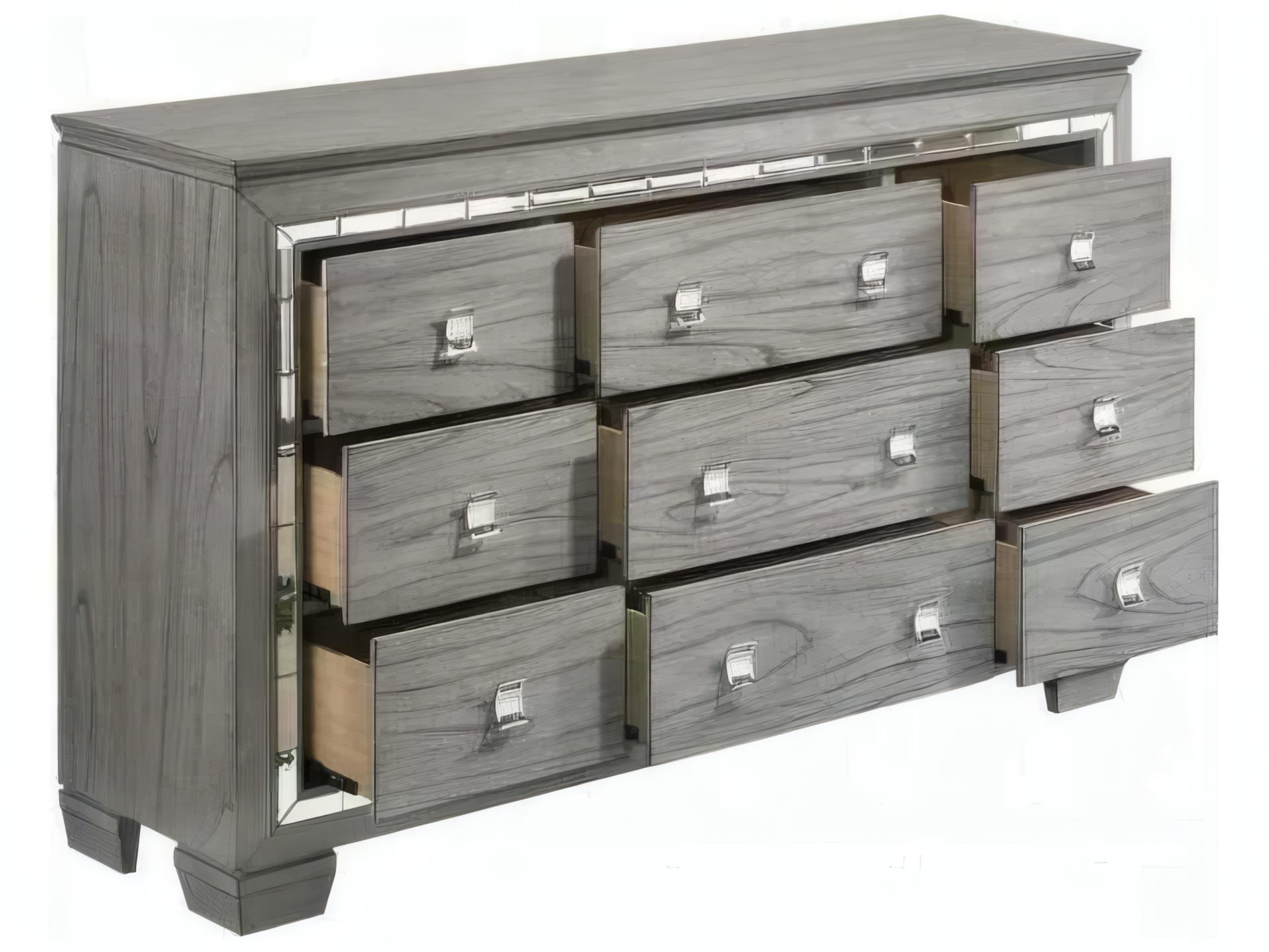 Acme Furniture Antares Rubberwood Dresser