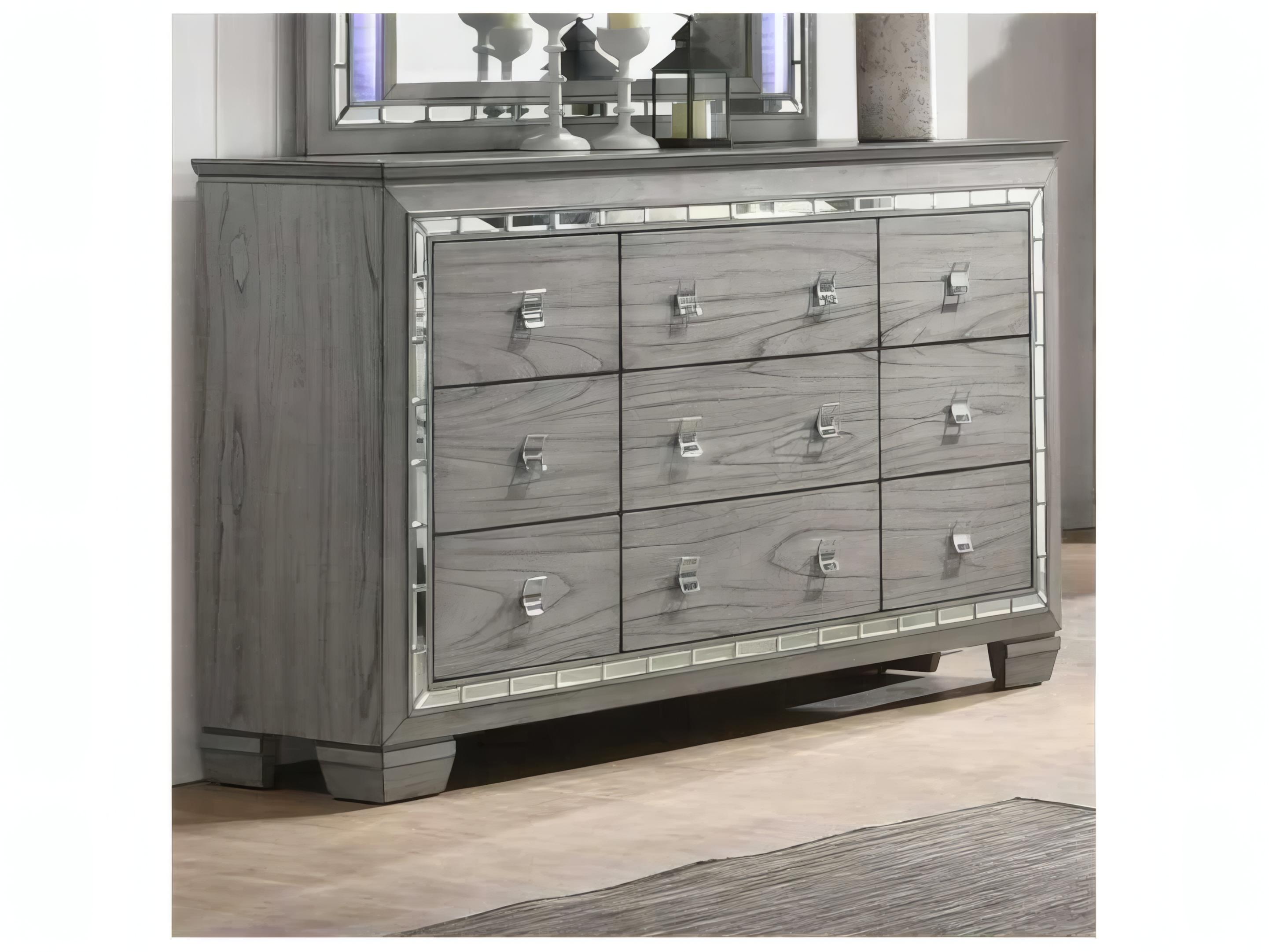 Acme Furniture Antares Rubberwood Dresser