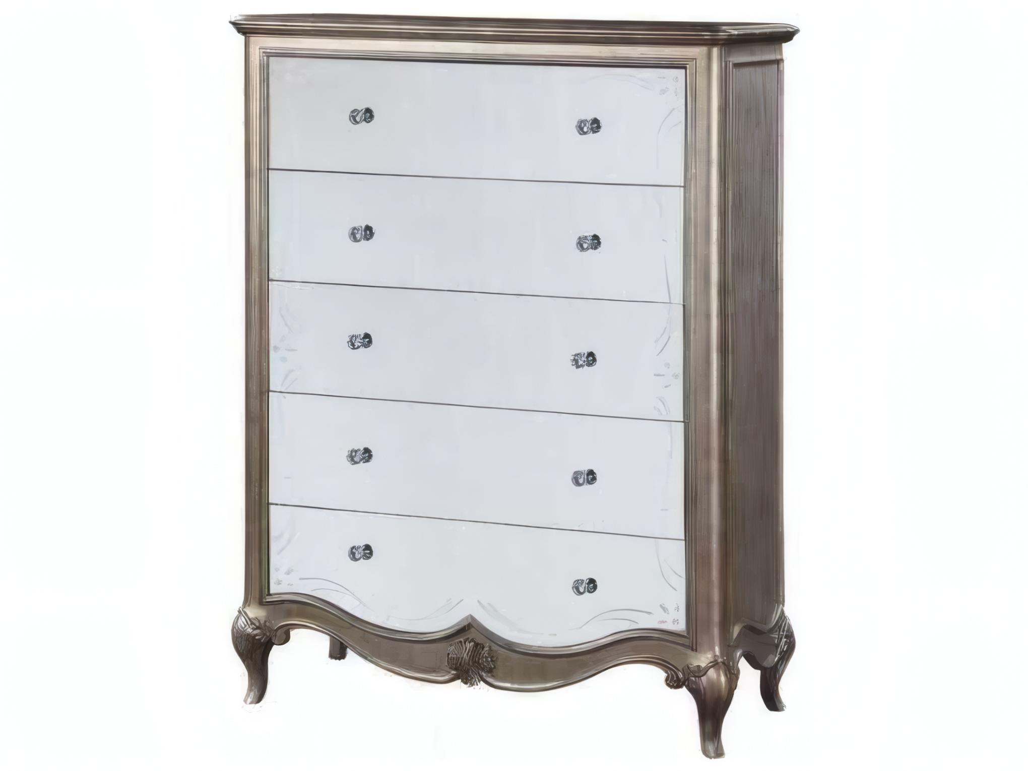 Acme Furniture Esteban Antique Champagne Poplar Wood Accent Chest