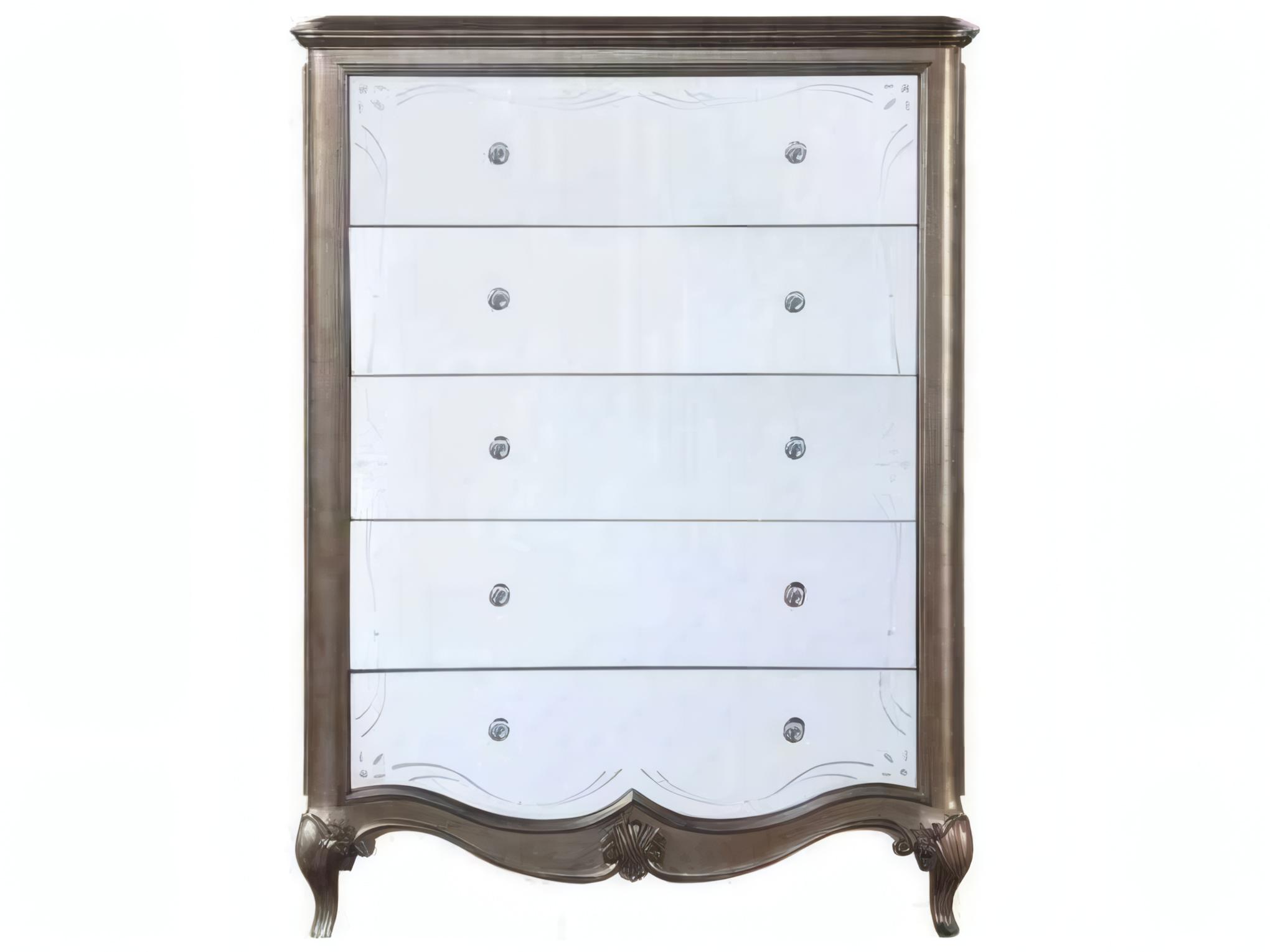 Acme Furniture Esteban Antique Champagne Poplar Wood Accent Chest