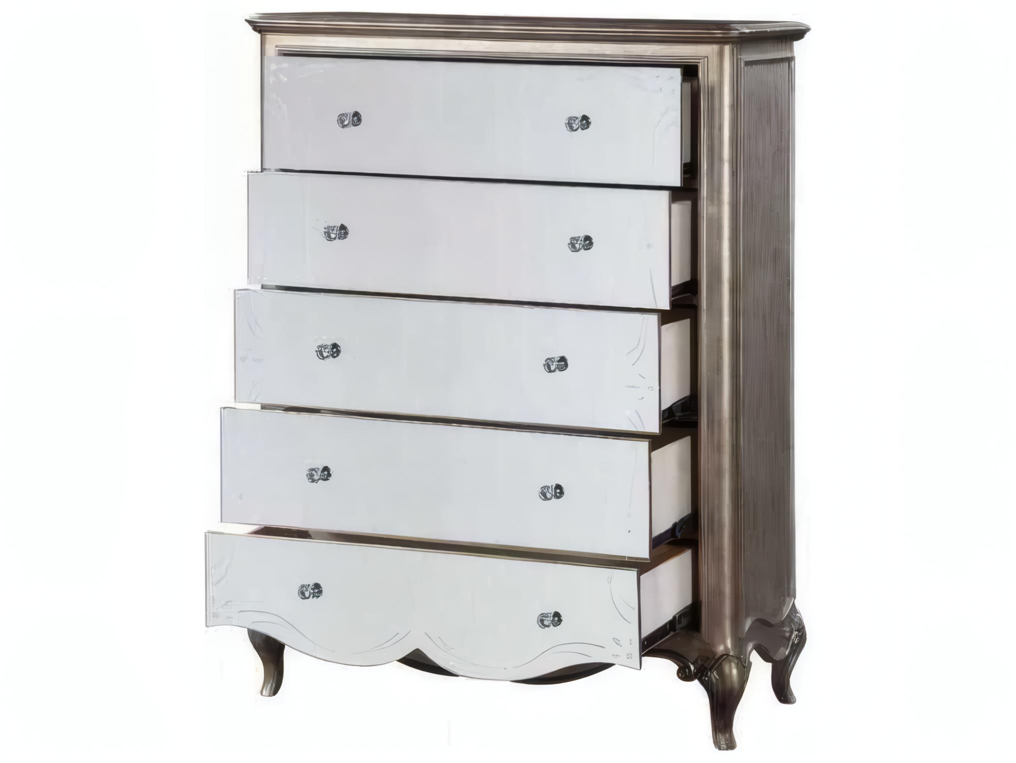 Acme Furniture Esteban Antique Champagne Poplar Wood Accent Chest