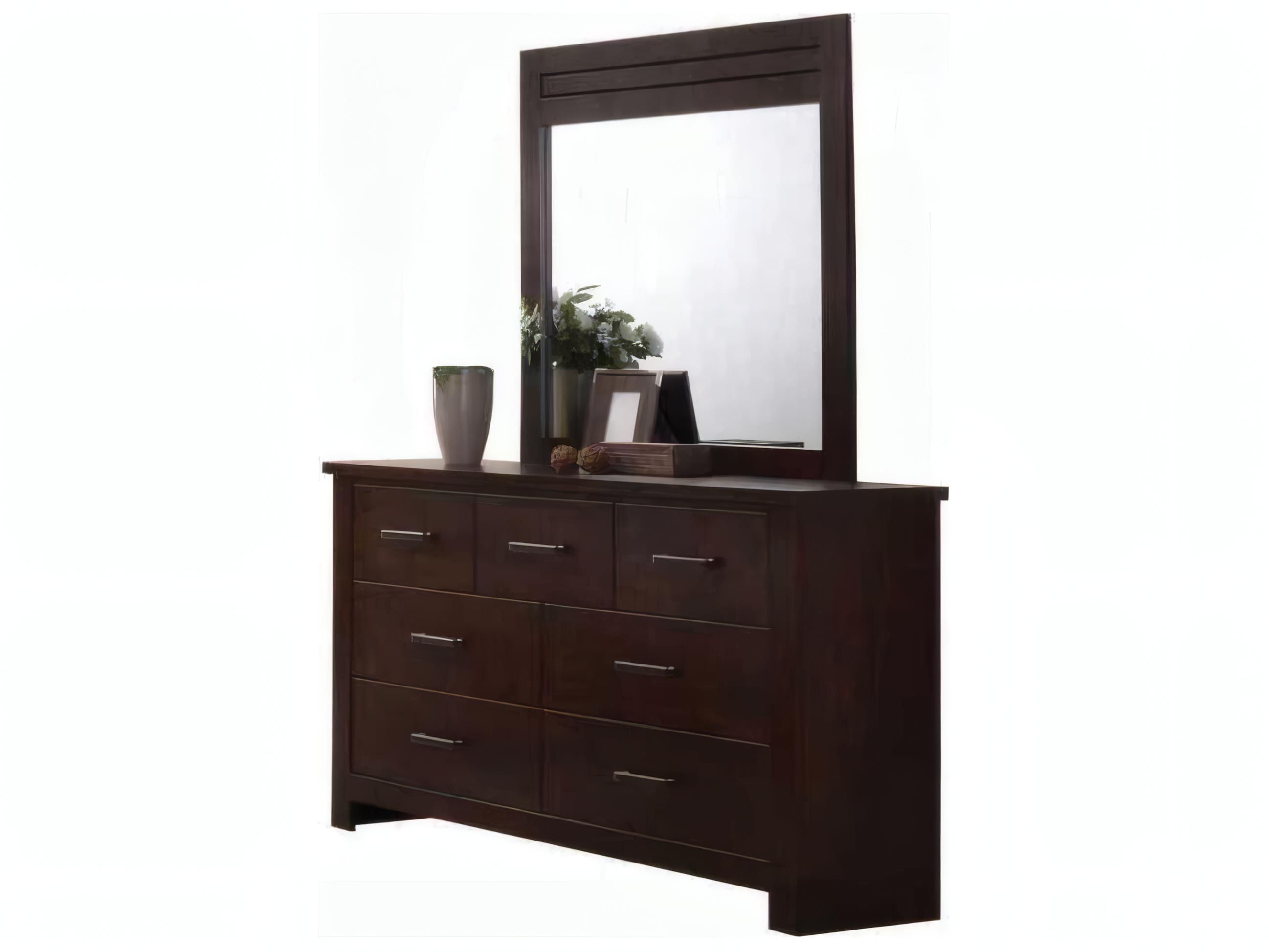 Acme Furniture Panang Mahogany Square Dresser Mirror