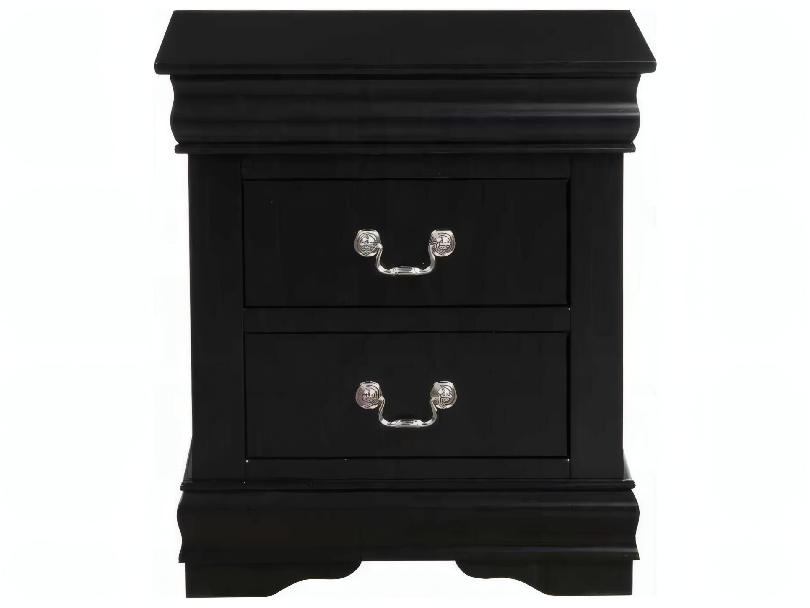 Acme Furniture Louis Philippe 2-Drawers Solid Wood Nightstand