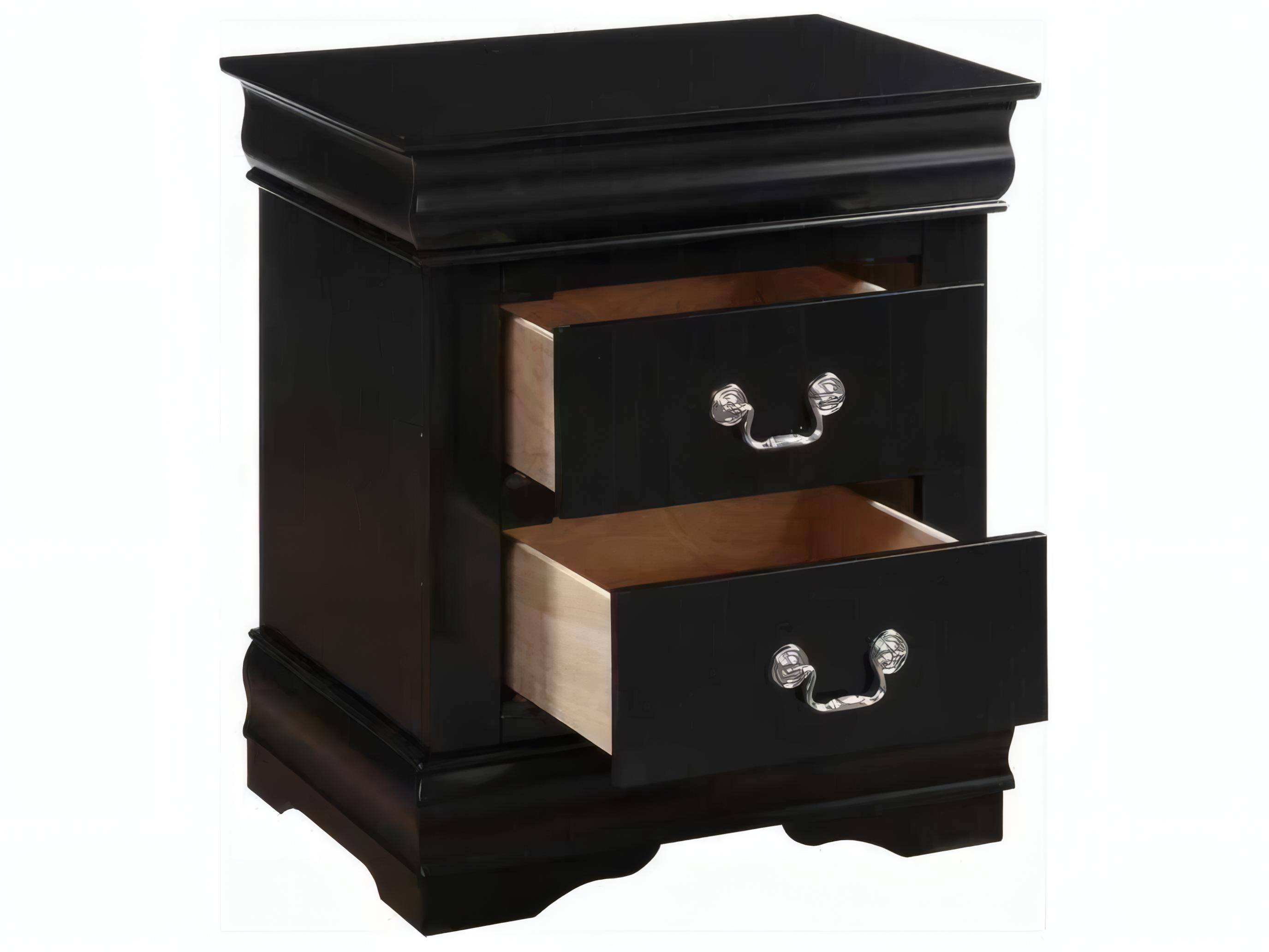 Acme Furniture Louis Philippe 2-Drawers Solid Wood Nightstand