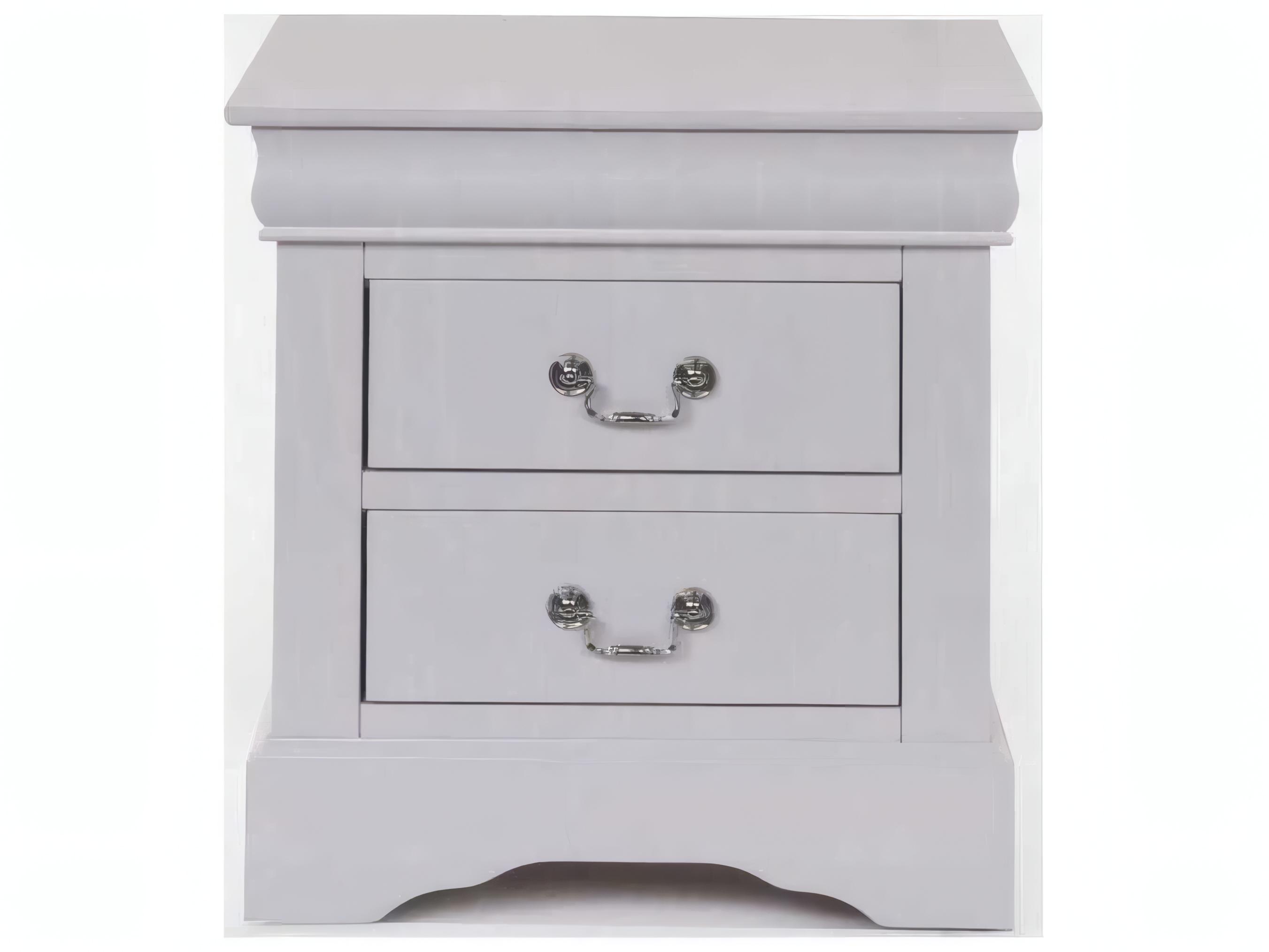 Acme Furniture Louis Philippe 2-Drawers Solid Wood Nightstand