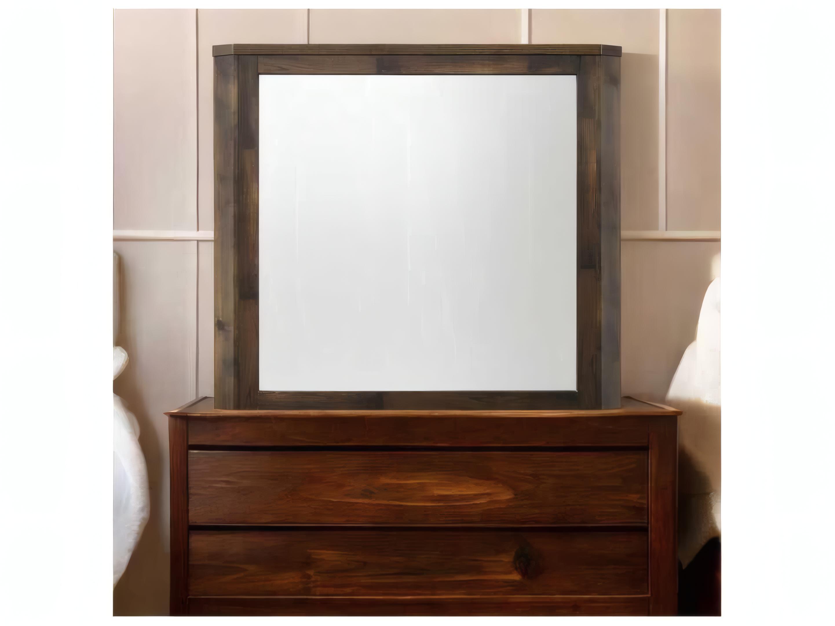 Acme Furniture Elettra Rustic Walnut Dresser Mirror