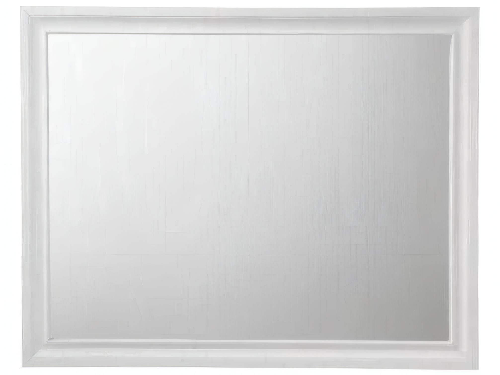 Acme Furniture Naima White Rectangular Wall Mirror