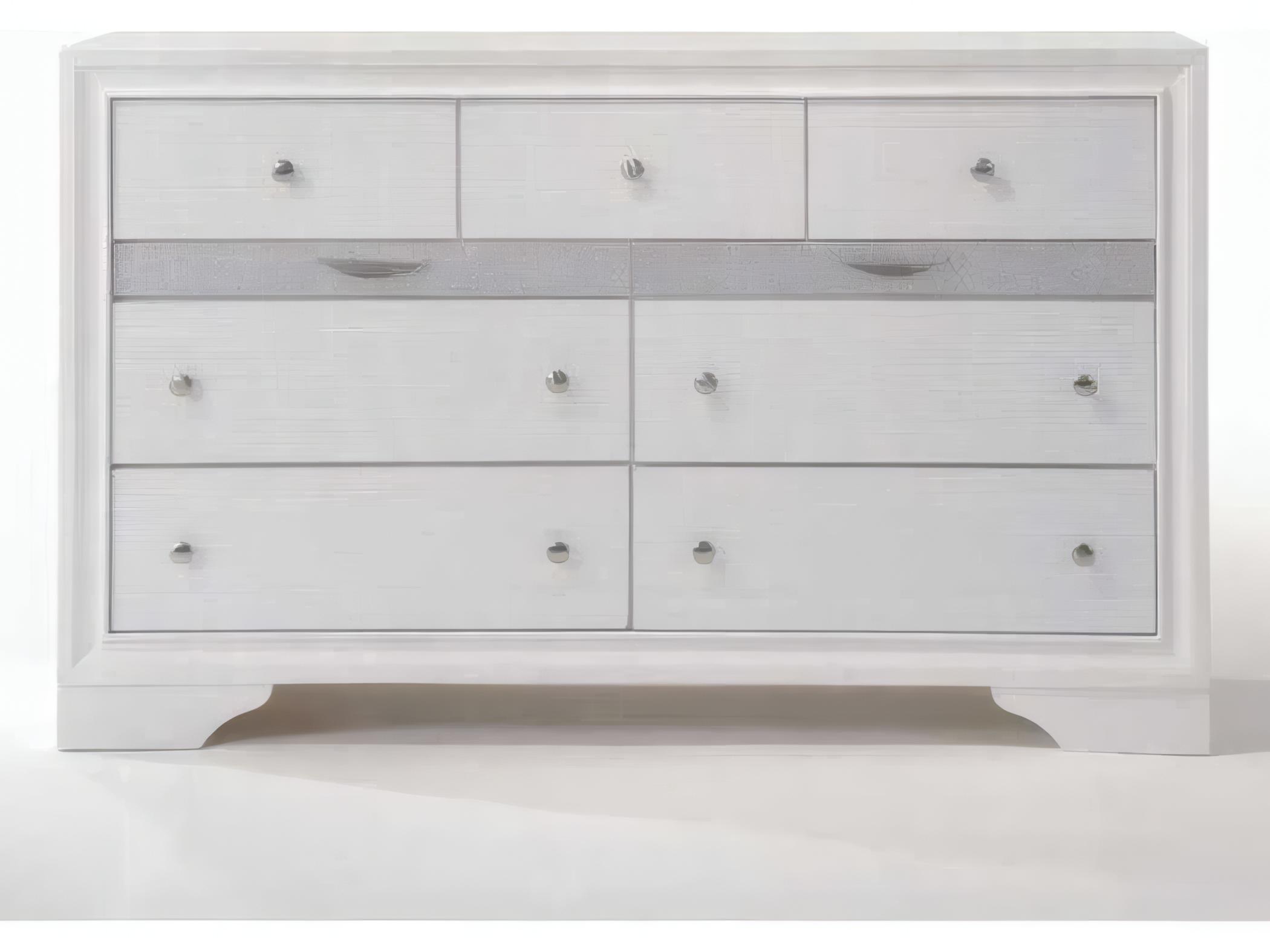Acme Furniture Naima Rubberwood Double Dresser