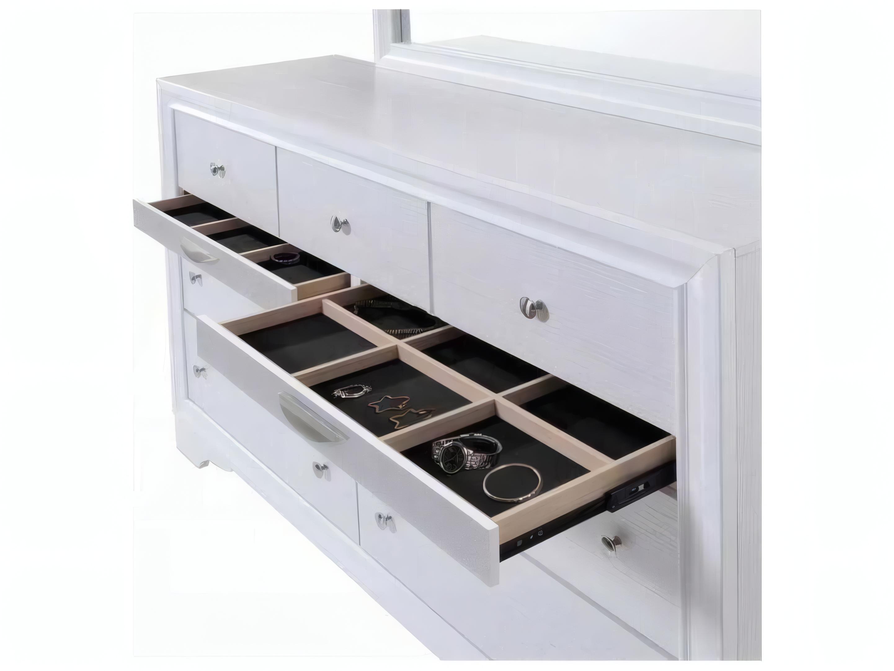 Acme Furniture Naima Rubberwood Double Dresser