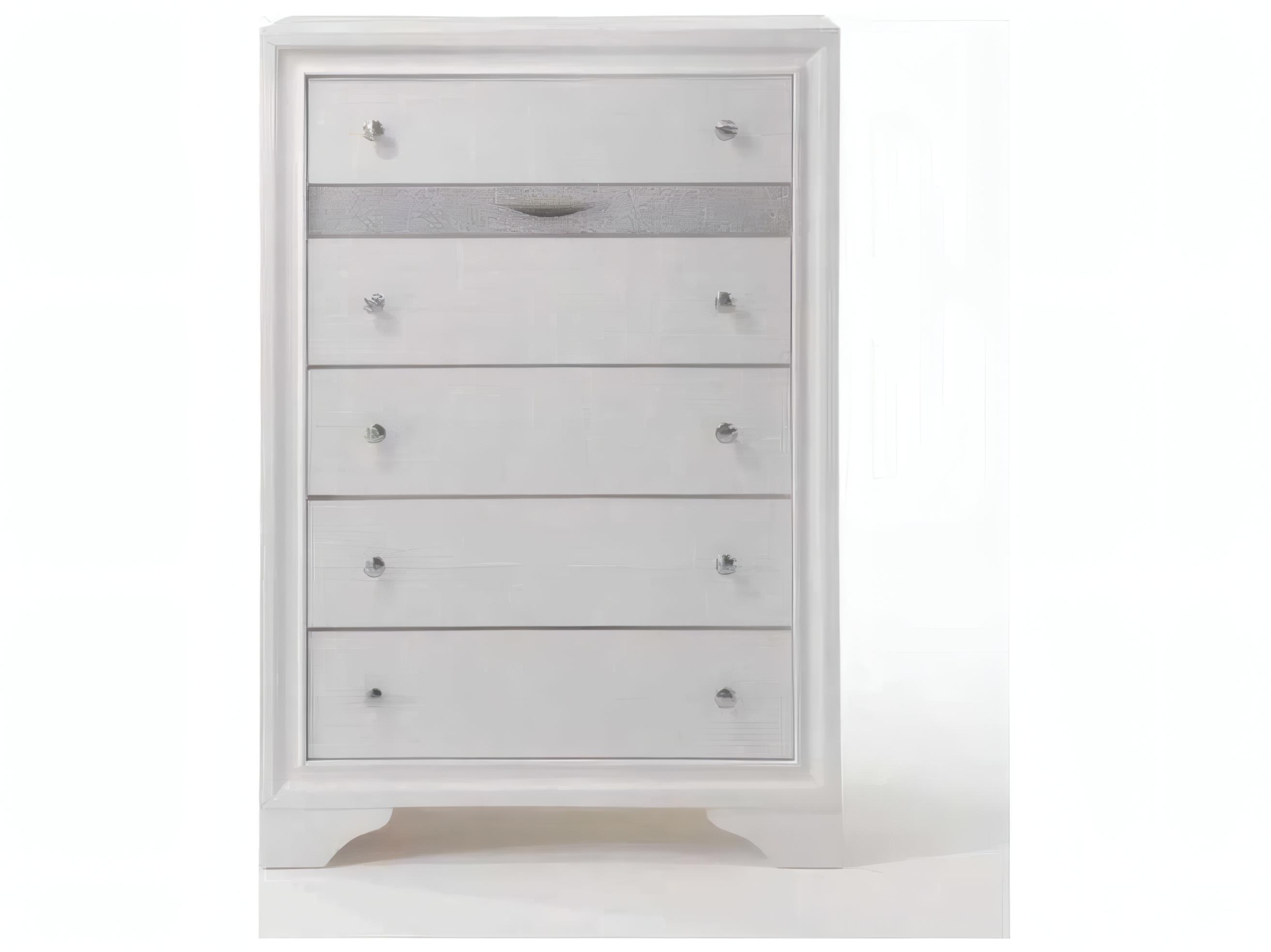 Acme Furniture Naima White Rubberwood Accent Chest
