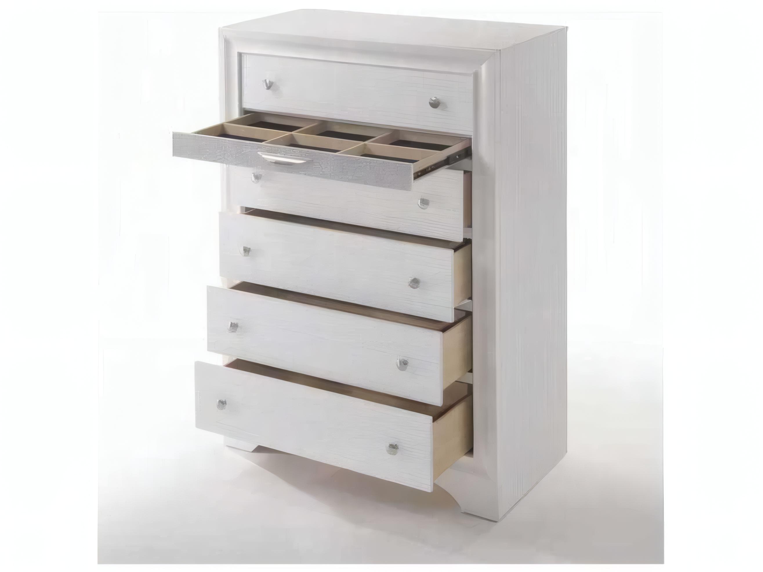 Acme Furniture Naima White Rubberwood Accent Chest