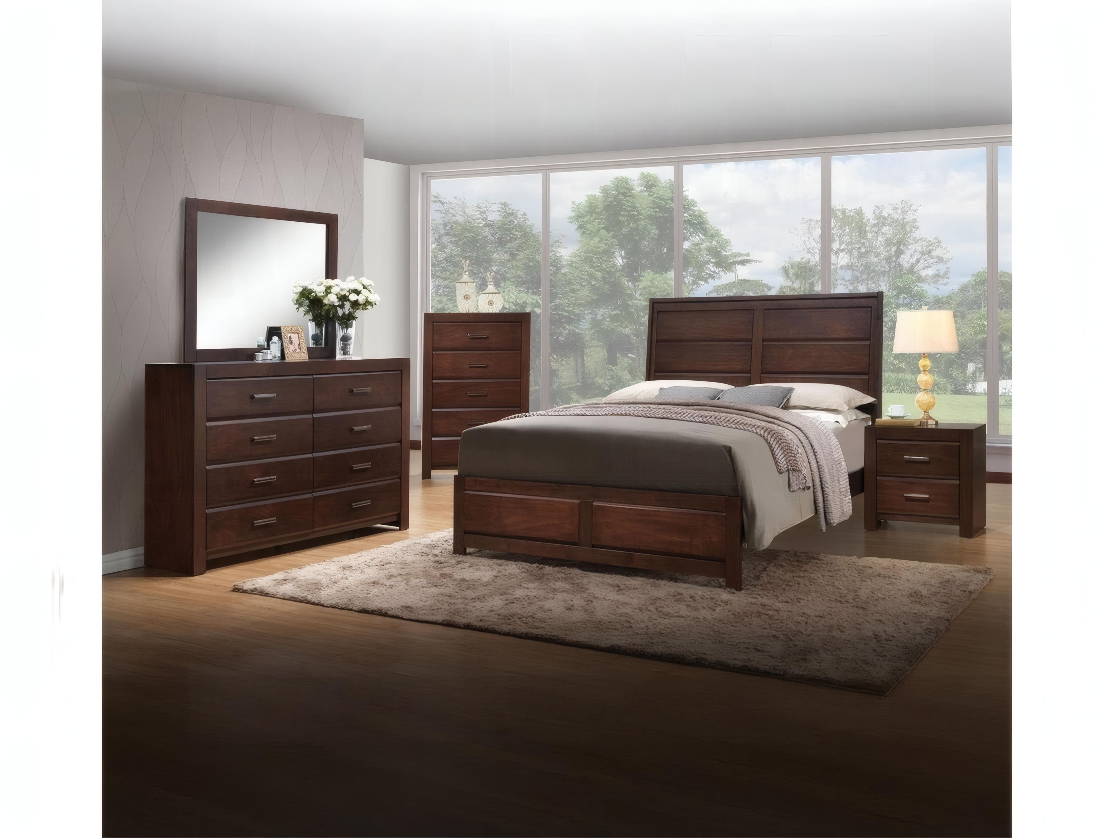 Acme Furniture Oberreit 2-Drawers Brown Rubberwood Nightstand