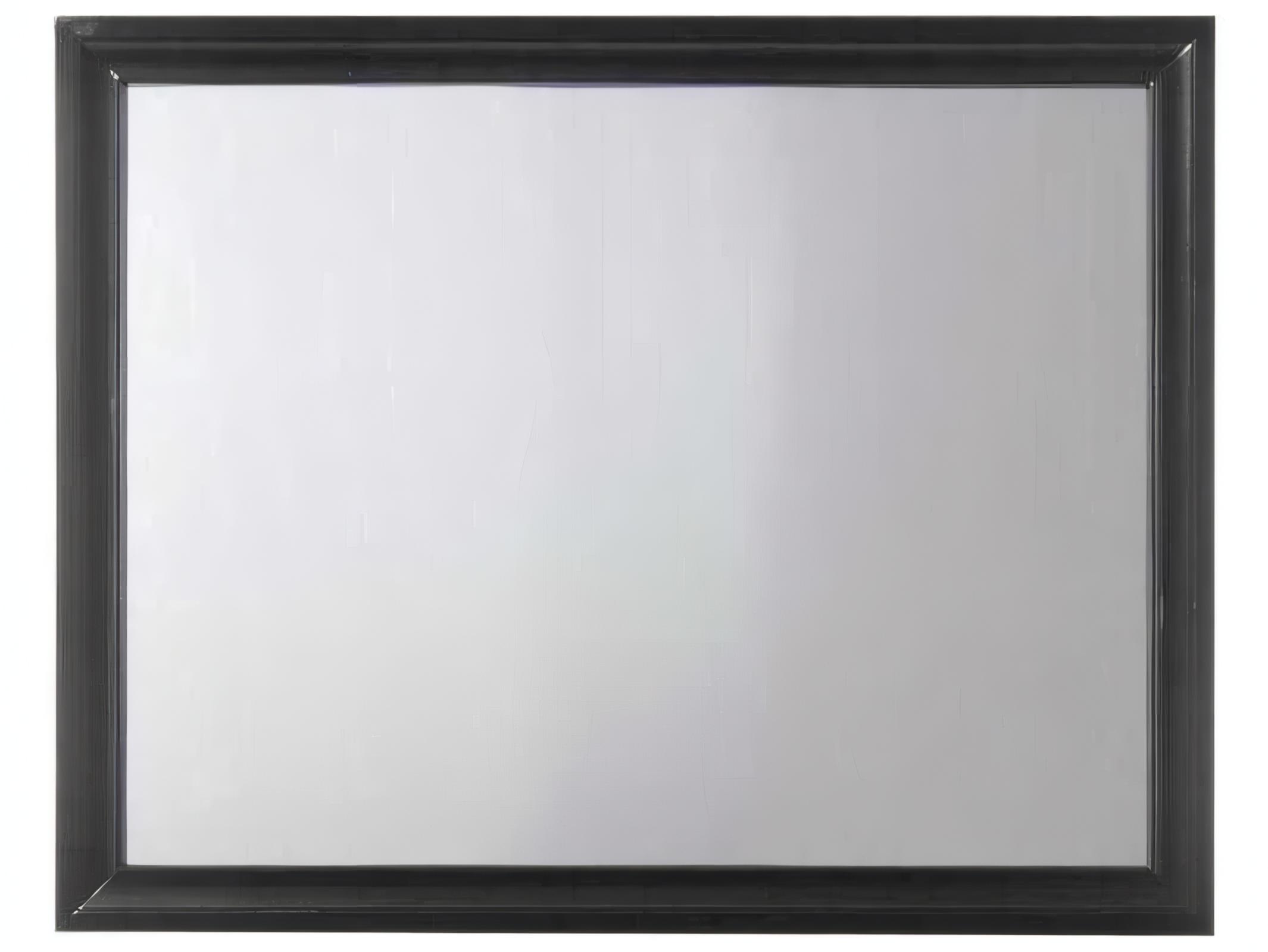 Acme Furniture Naima Black Rectangular Wall Mirror
