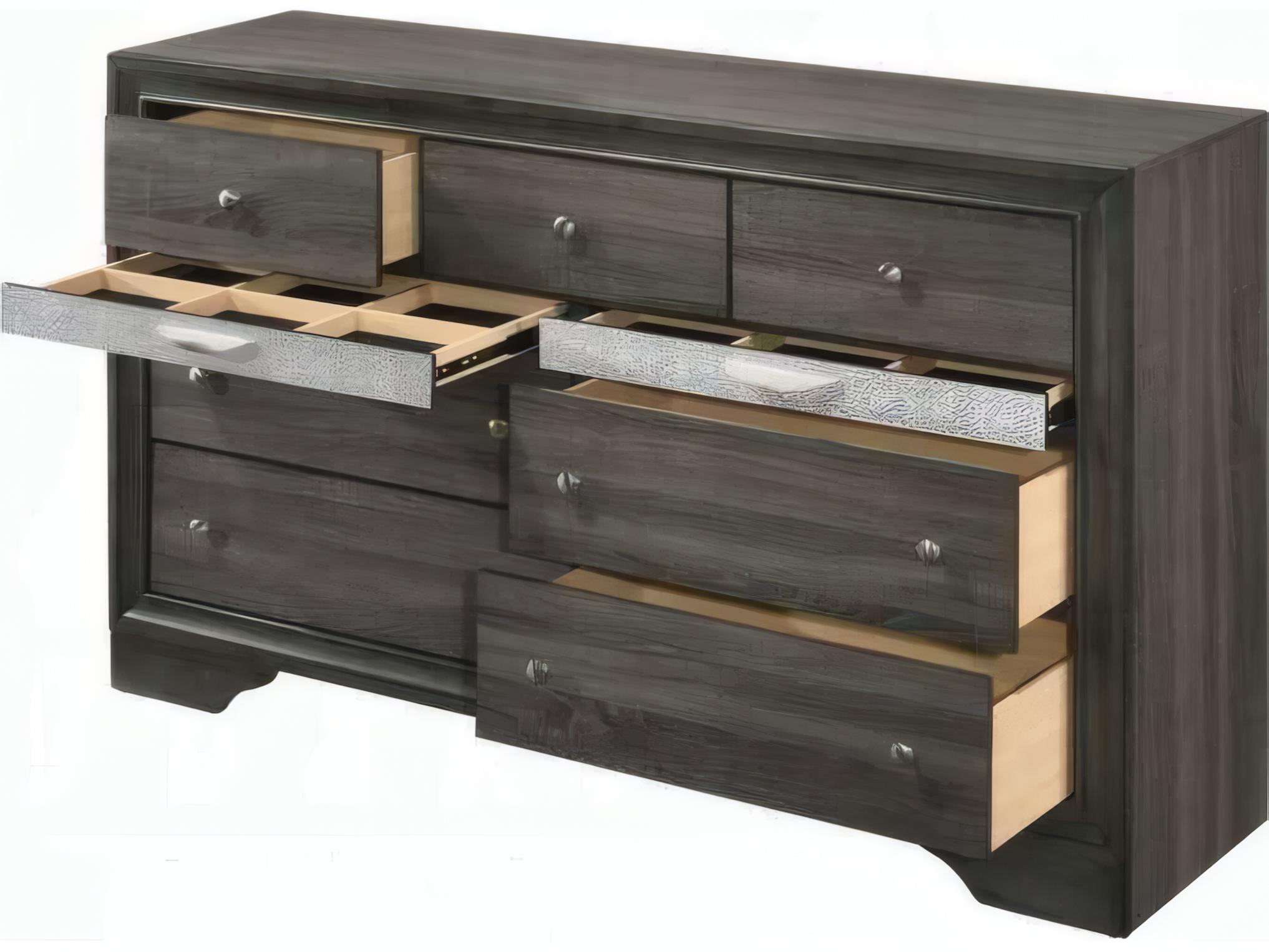 Acme Furniture Naima Rubberwood Double Dresser